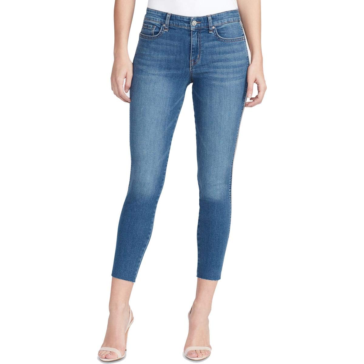 William Rast Women's Perfect Skinny Ankle Jeans - High Waist Stretch Denim Pants for Casual & Night Out | Trendy Slim Fit Comfortable Jeans for Everyday Wear