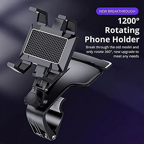 Universal Car Phone Holder - 360° Rotatable Air Vent Mount for iPhone, Samsung & All Smartphones | Secure & Adjustable Phone Stand for Driving, Commuting & Road Trips (1 Pack)
