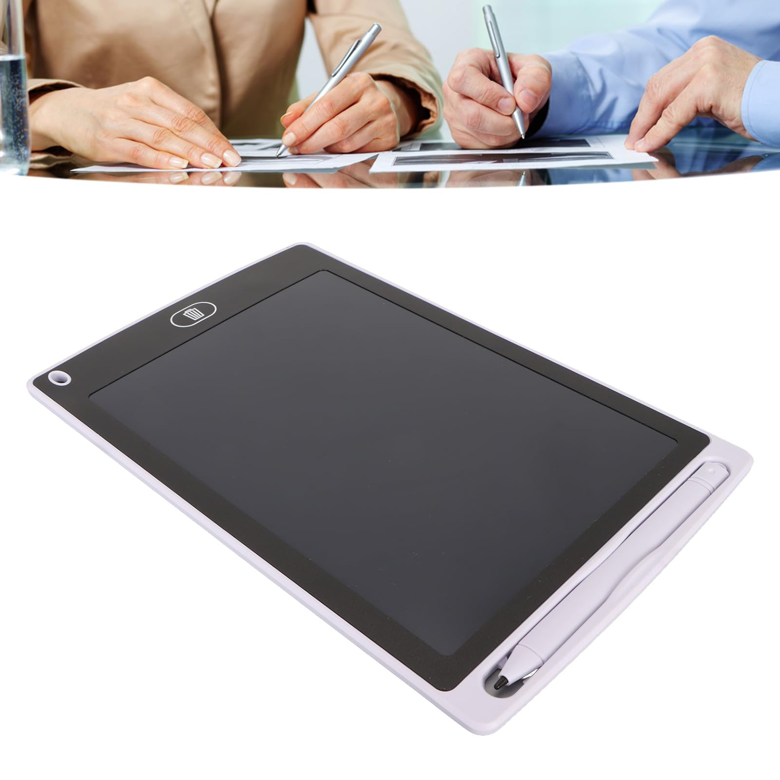 8.5 Inch LCD Writing Tablet - Electronic Notepad with One-Touch Erase Button | Portable Digital Sketchpad for Kids & Adults | Perfect for Travel, Car Rides, Office Notes & Shopping Lists