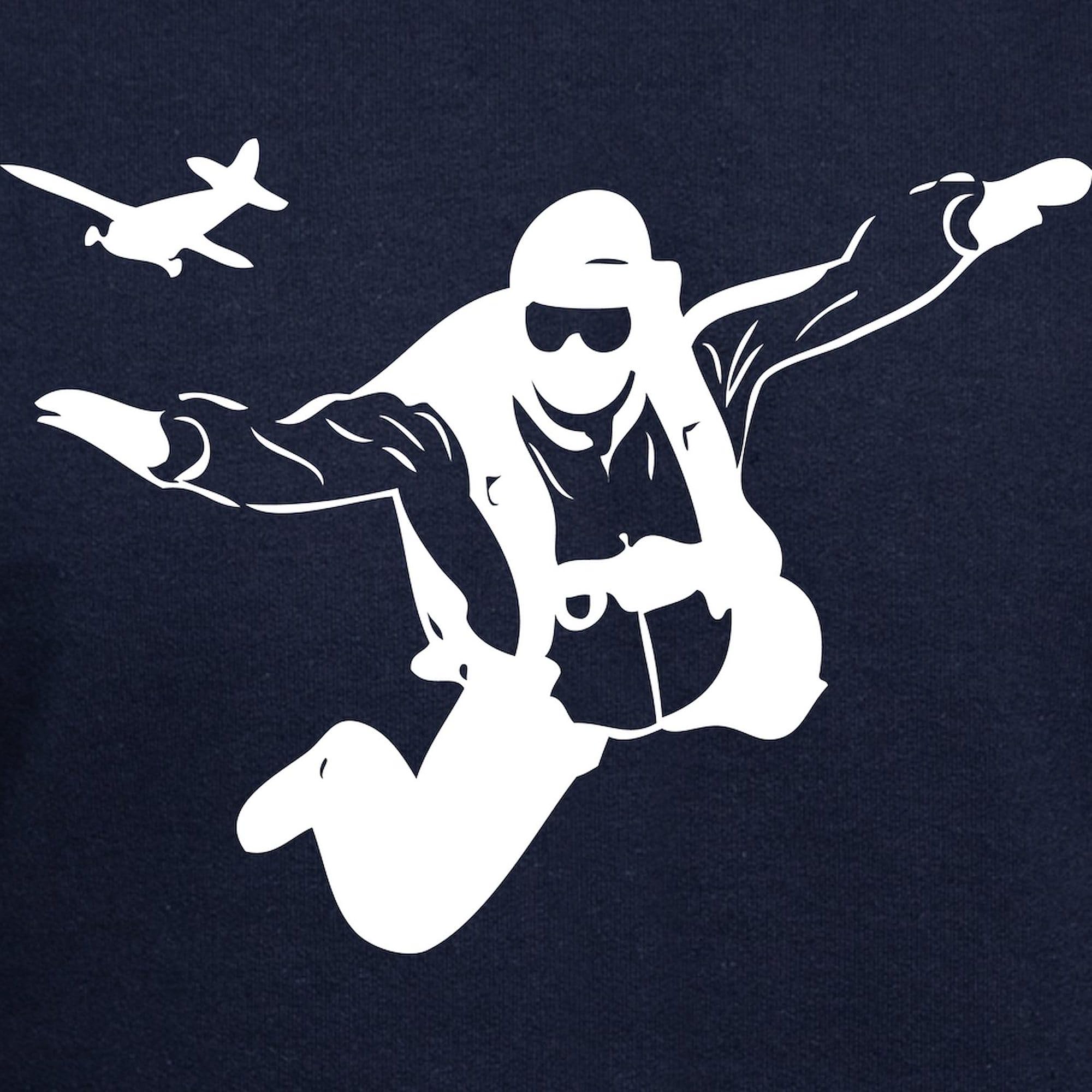 Skydiving Hoodie for Men - Dark Regular Fit Pullover Sweatshirt | CafePress | Perfect for Adventure Enthusiasts & Outdoor Activities