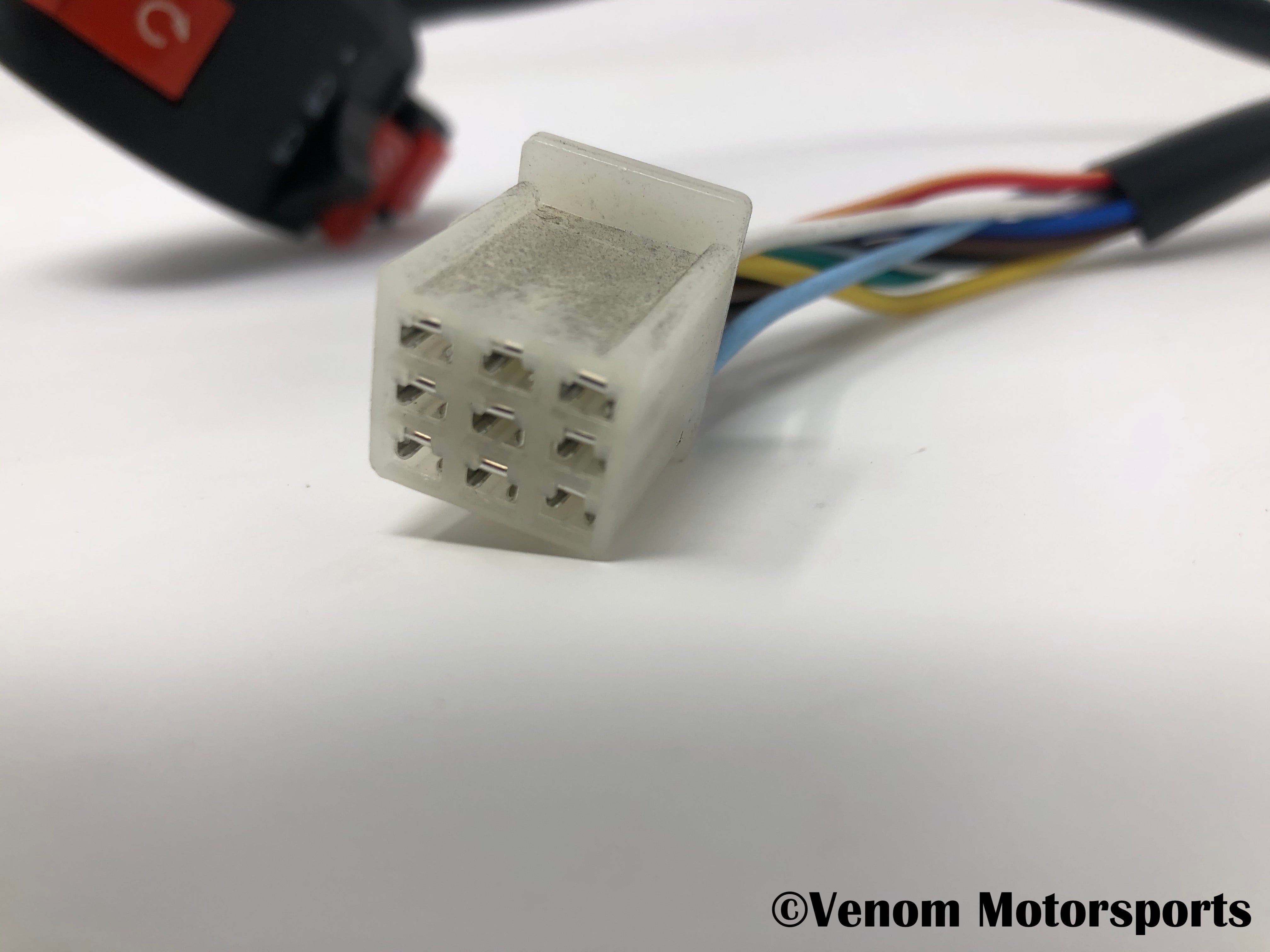 Replacement Left Side Control Switch for Venom 125cc ATV Parts - Compatible with 125cc ATV Models - Perfect for Off-Road Riding & Maintenance Repairs