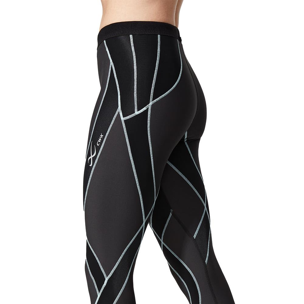 CW-X Women's Endurance Generator Compression Tights - 3/4 Length Insulated Base Layer with Joint & Muscle Support for Skiing, Running, Cycling & Winter Sports