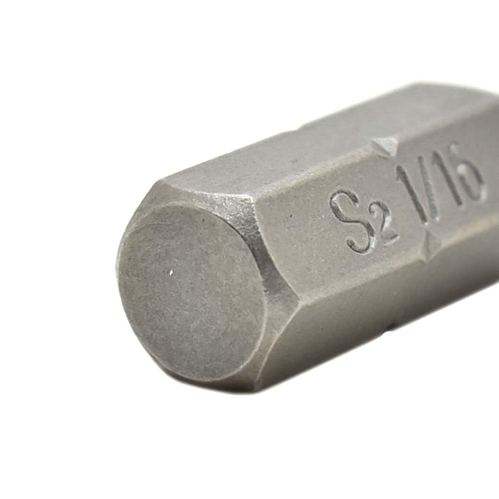 BH106-50PK Single End Hexagonal Screwdriver Bits - 1 Inch Long - 1/16 Hex - 50 Pack for Precision Electronics & Small Appliance Repairs