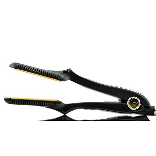 TAO Ceramic Classic 1 3/8 Inch Flat Iron for Hair Styling - Professional Ceramic Hair Straightener for Smooth, Shiny Hair at Home or Salon Use