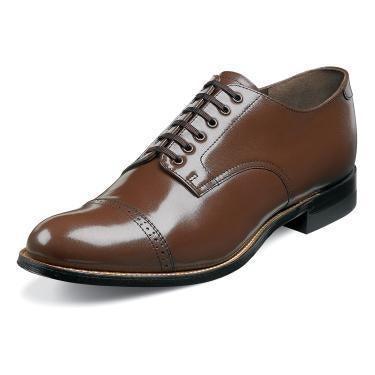 Stacy Adams Madison Men's Brown Dress Shoes | Formal & Business Attire | Perfect for Weddings, Office & Special Events