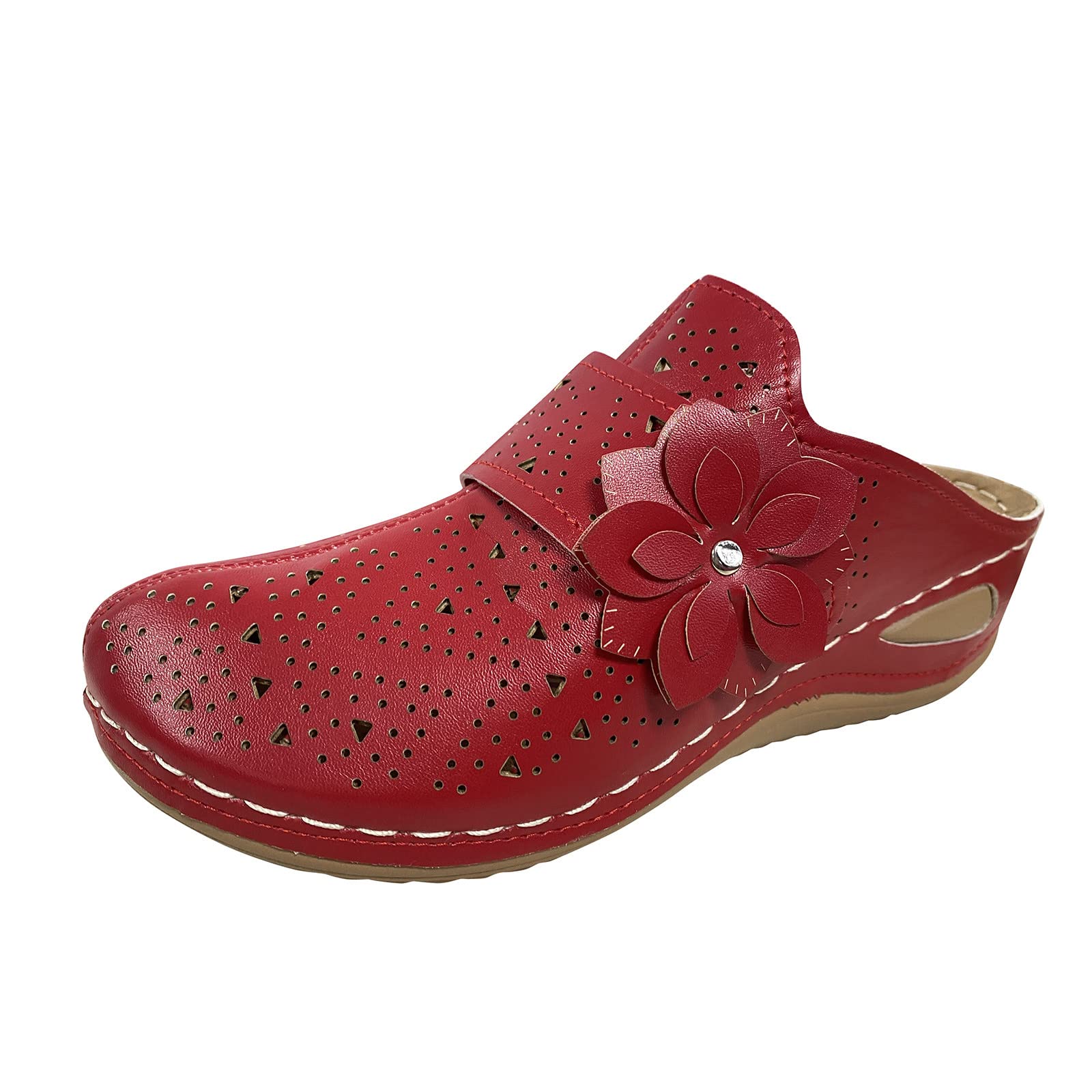 Women's Summer Sandals - Fashion Casual Floral Solid Color Large Size Wedge Sandals & Slippers | Perfect for Beach, Vacation, and Everyday Wear