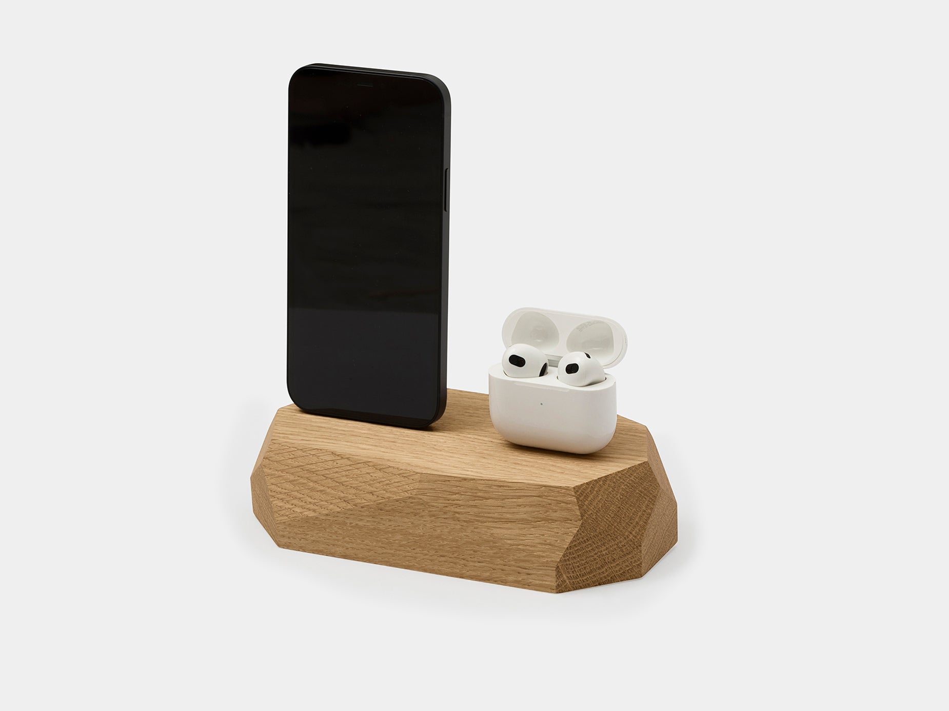 Dual Dock Charging Station - Fast Wireless Charger for iPhone & Android - Perfect for Home, Office, and Travel Use