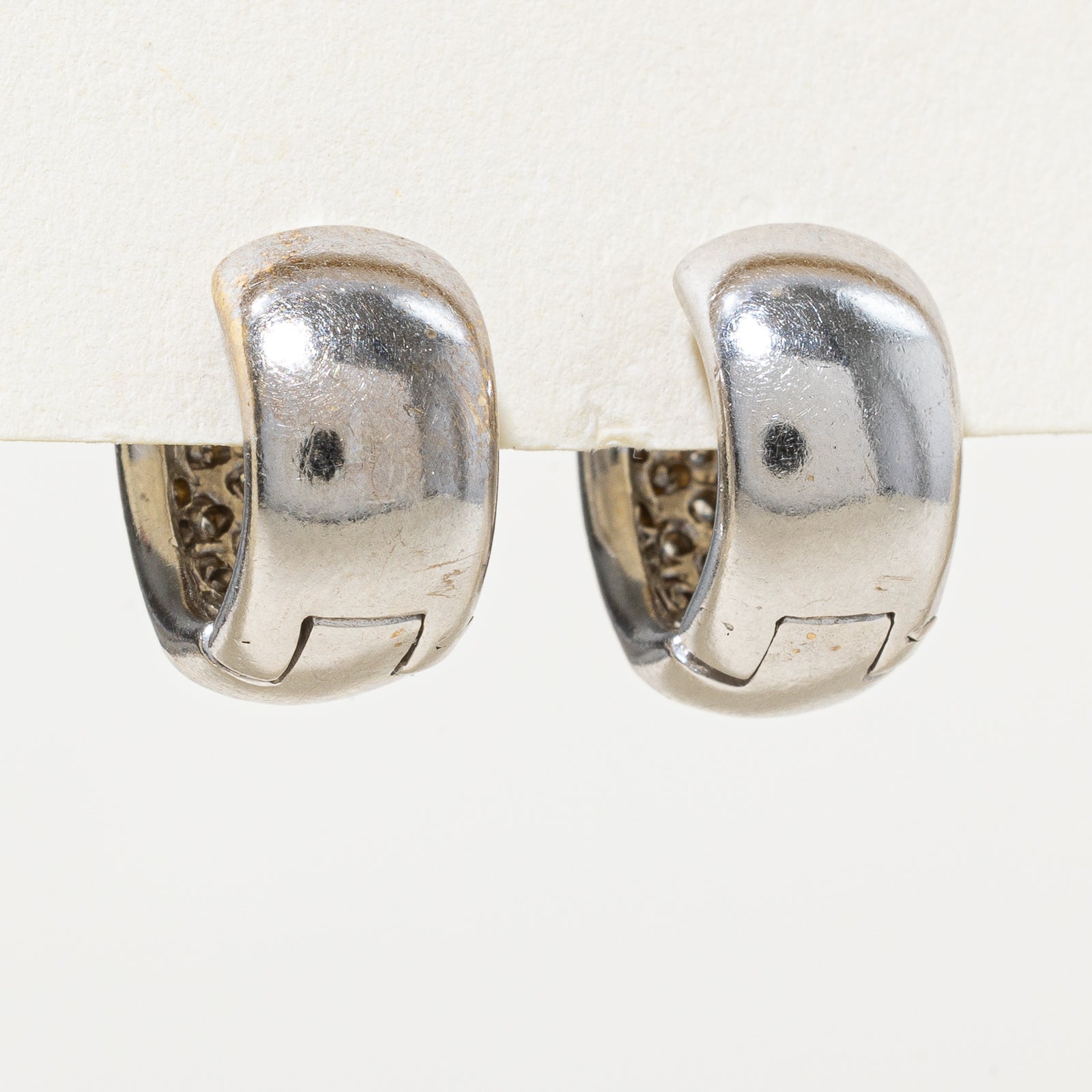 14K Gold Diamond Cluster Hoop Earrings - 0.70 Carat Total Weight | Elegant Jewelry for Women, Perfect for Weddings, Parties & Special Occasions