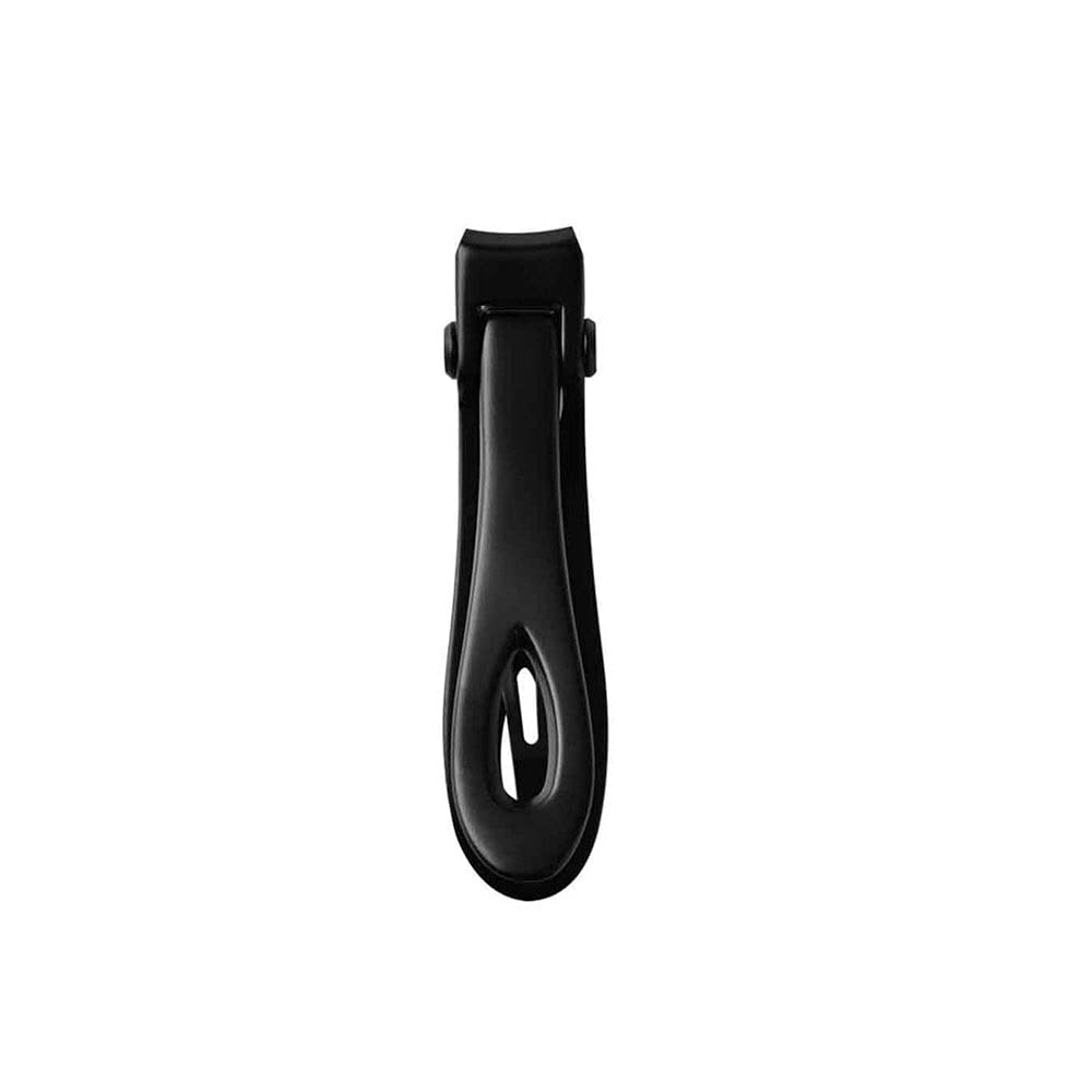 QYTECzjd Professional Stainless Steel Toe Nail Clippers - Large Anti-Slip Manicure Pedicure Tool for Men & Women - Black Silver Household Nail Care Set (Perfect for Travel, Home Use & Elderly Foot Care)