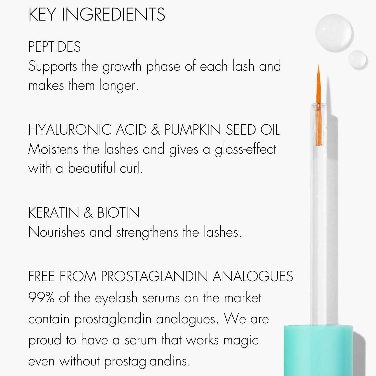 Best Eyelash Growth Serum for Longer, Thicker Lashes - Natural & Safe Formula for Lash Enhancement - Perfect for Daily Use & Special Occasions
