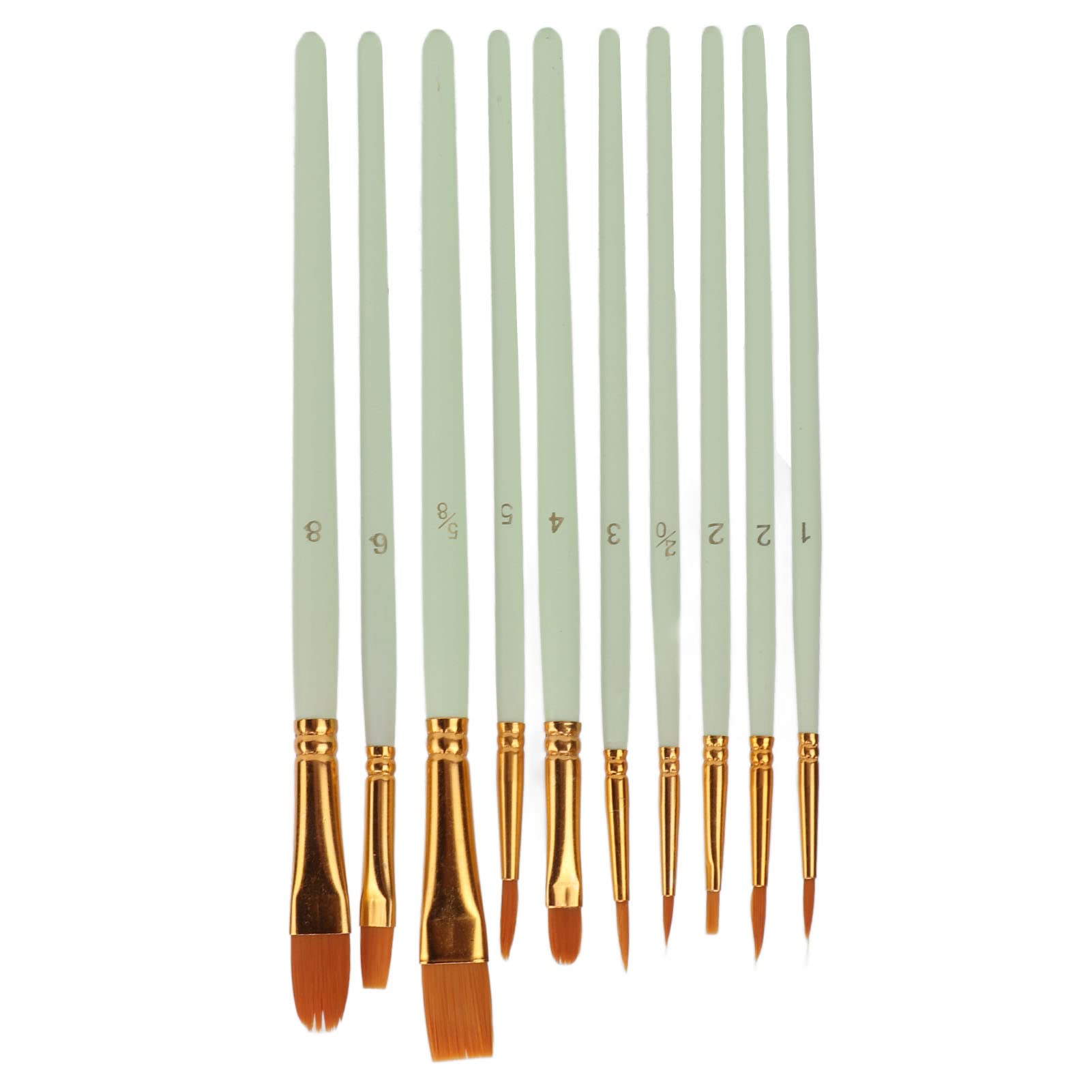 Premium Oil Paint Set - Artist Painting Pens with Precise Control & Comfortable Grip for Acrylic, Oil & Gouache Painting (Light Green) - Perfect for Canvas Art, DIY Projects & Professional Studio Work