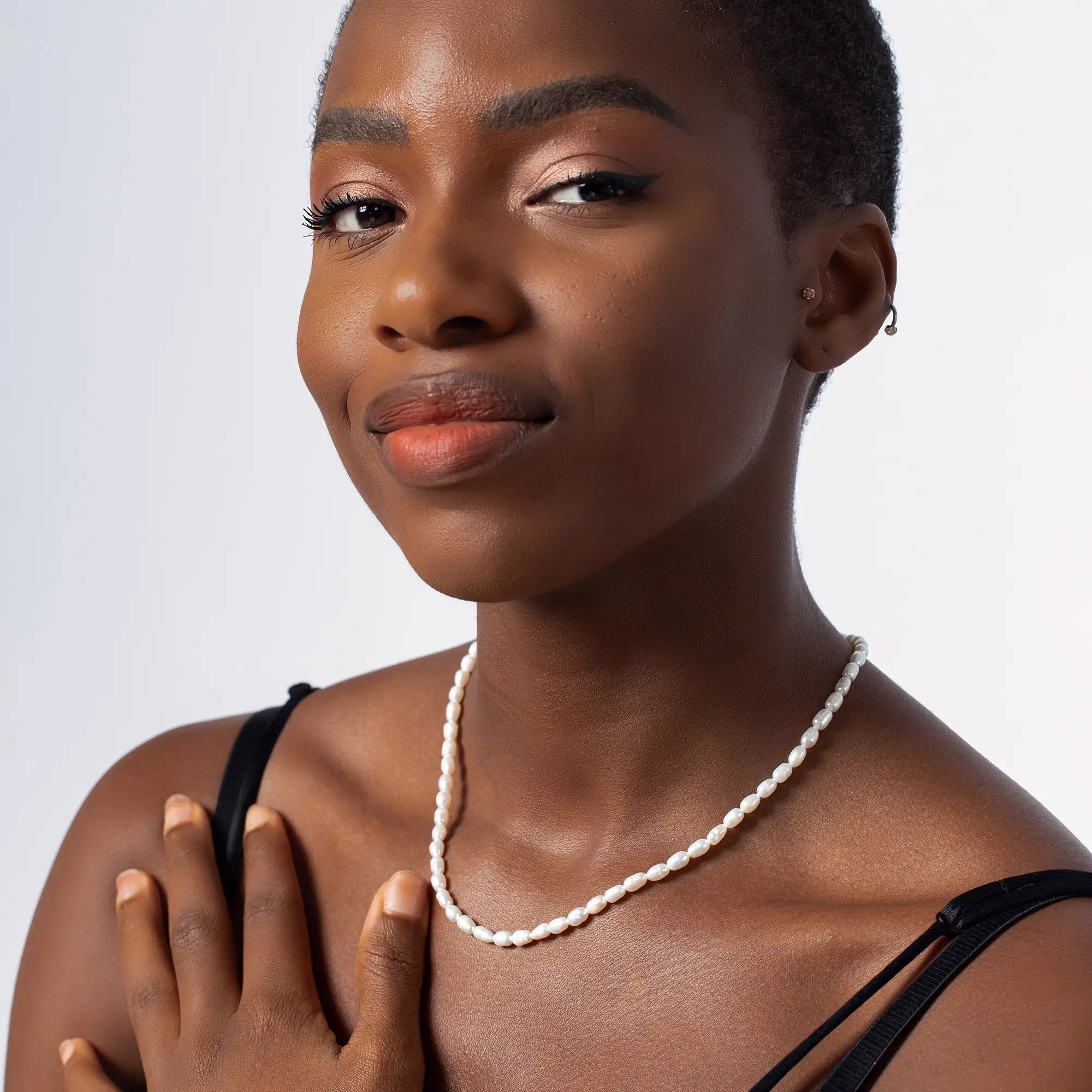 Elegant Diana Pearl Necklace for Women - 18K Gold Plated Freshwater Pearl Pendant Jewelry - Perfect for Weddings, Anniversaries & Special Occasions