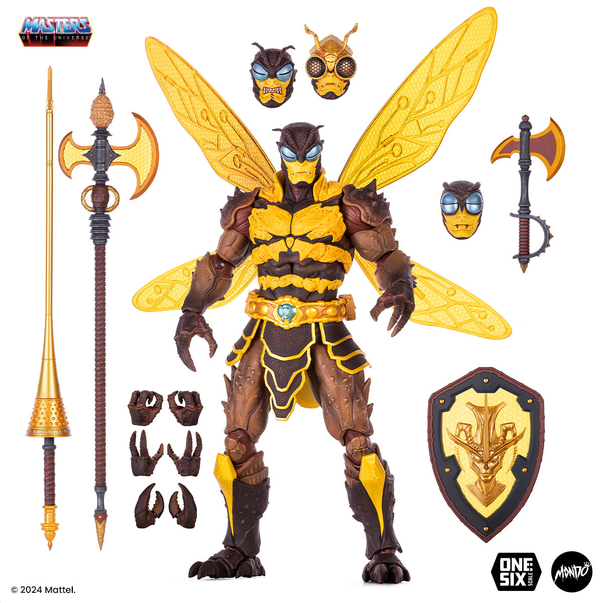 Masters of the Universe Buzz Off 1/6 Scale Action Figure - Timed Edition Collectible for Fans and Display - Perfect for Home Decor, Office Display, and Gift Giving