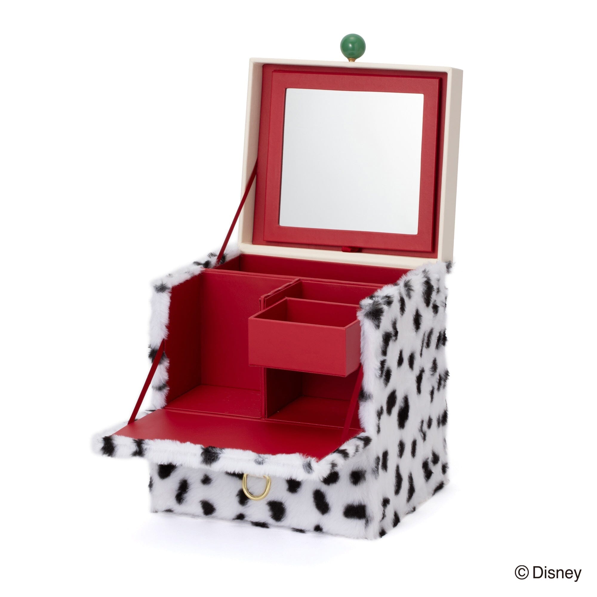 Disney Villains Cruella De Vil Makeup Cosmetic Box - Perfect for Halloween, Cosplay & Themed Parties