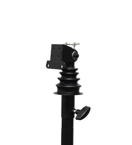 Audio 2000 Ast422y Flat Panel LCD TV/Monitor Stand with Foldable Tripod Leg - Adjustable Height TV Mount for Home Theater & Office Setup - Perfect for Living Room, Bedroom or Conference Room Displays