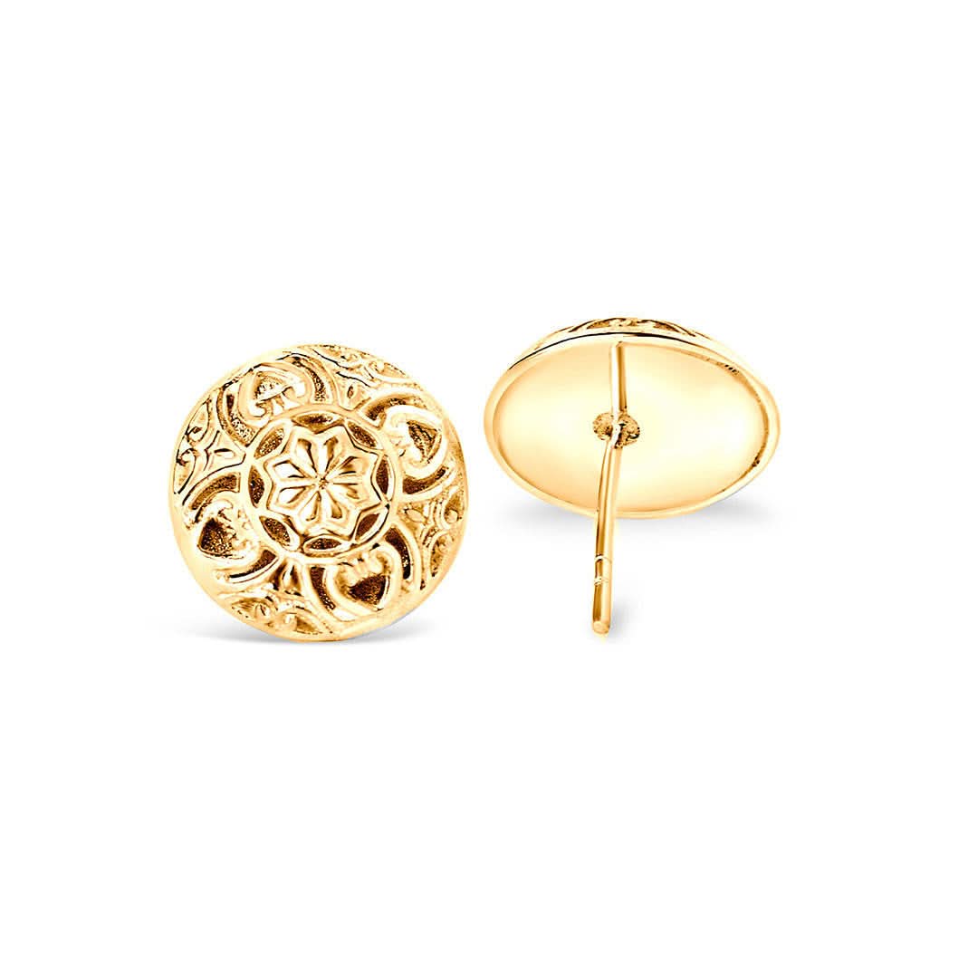 Memory Keeper Earrings - Elegant Gold Jewelry for Women | Perfect Gift for Anniversary, Birthday & Special Occasions