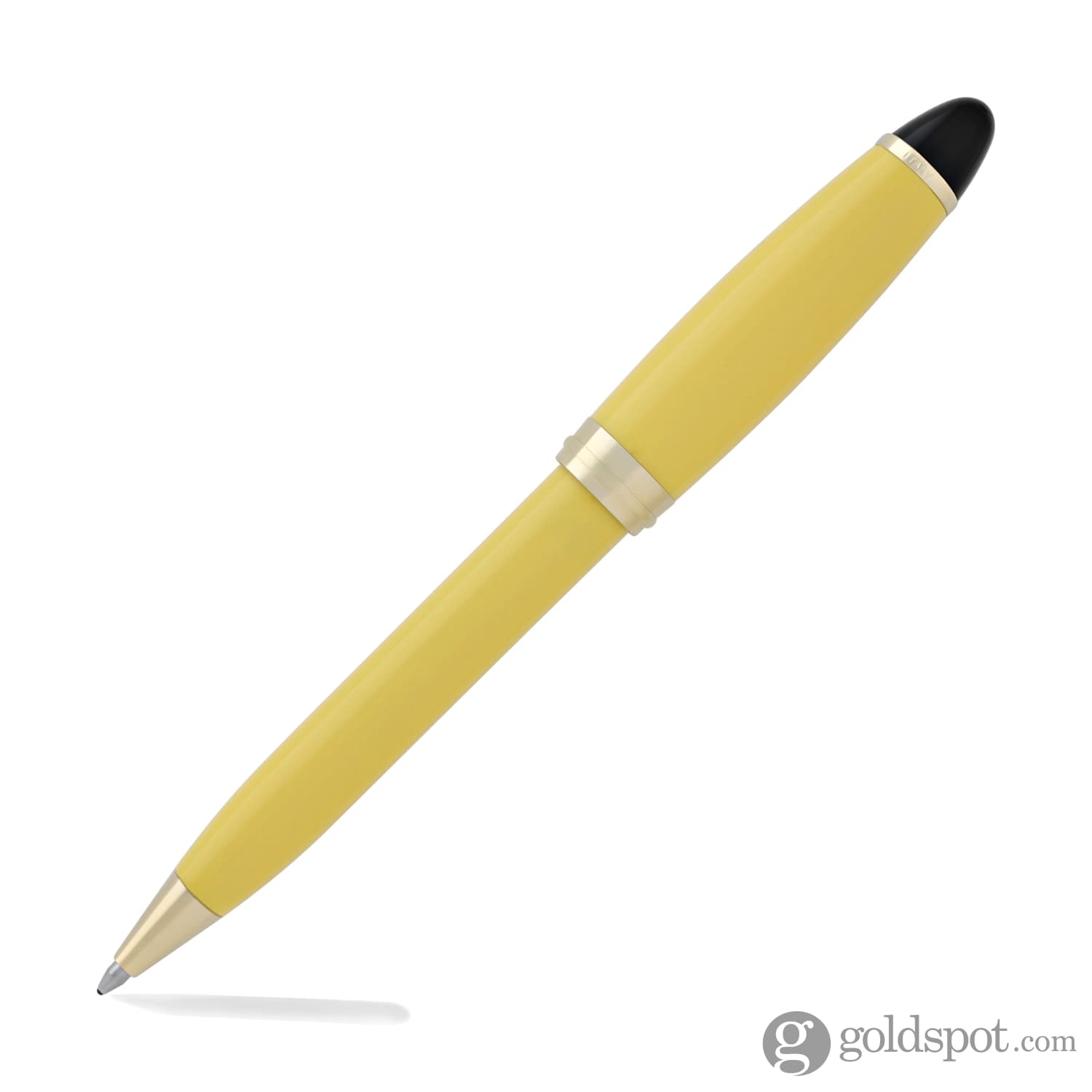 Aurora Ipsilon Resin Yellow Ballpoint Pen - Premium Writing Instrument for Office, Business & Gift Giving