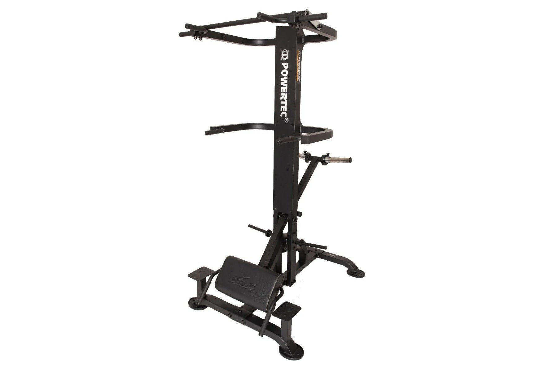 Powertec LeverGym Chin Up Bar & Dip Station - Adjustable Home Gym Equipment for Strength Training | Perfect for Home Workouts, Garage Gym & Fitness Enthusiasts