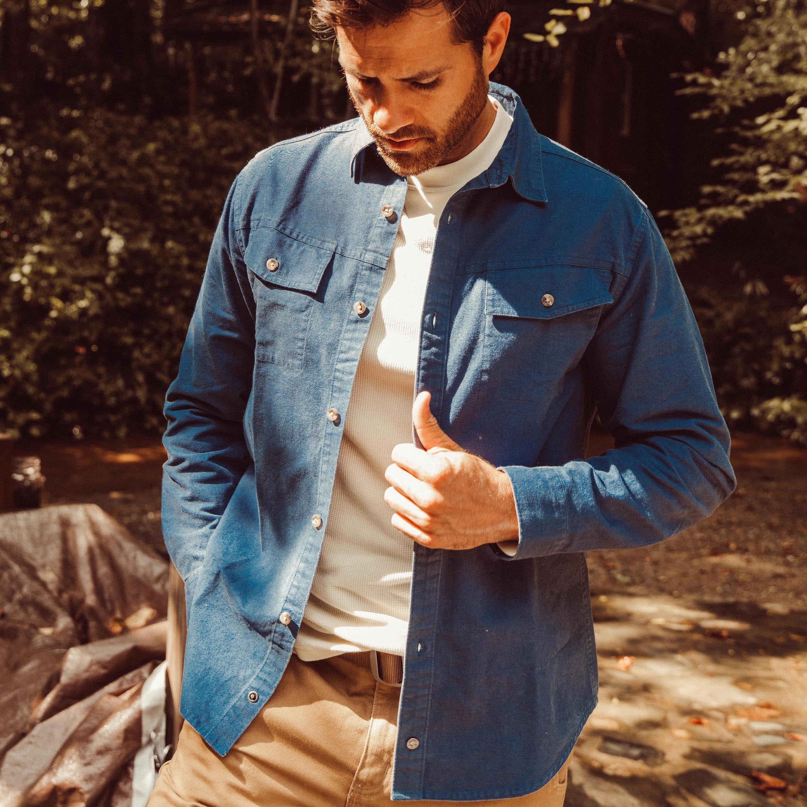 Men's Hamilton Chamois Shirt - Soft Flannel Button-Up for Outdoor & Casual Wear | Perfect for Hiking, Camping & Fall Layering
