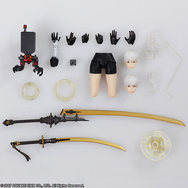 Bring Arts Nier Automata 9S Action Figure - Square Enix Collectible Model for Anime & Gaming Fans | Perfect for Display, Cosplay, and Gift Giving