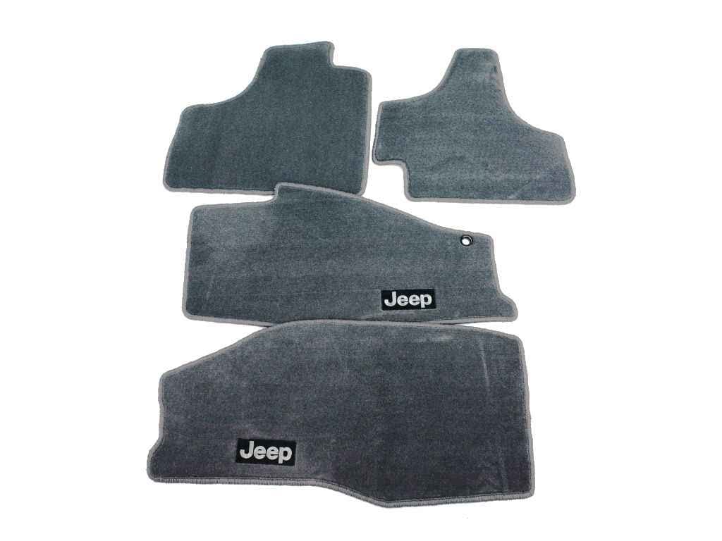 Premium Mopar 82210918AC Carpet Floor Mats for Jeep Liberty - Medium Slate Gray | All-Weather Protection & Custom Fit | Perfect for Daily Commutes & Off-Road Adventures