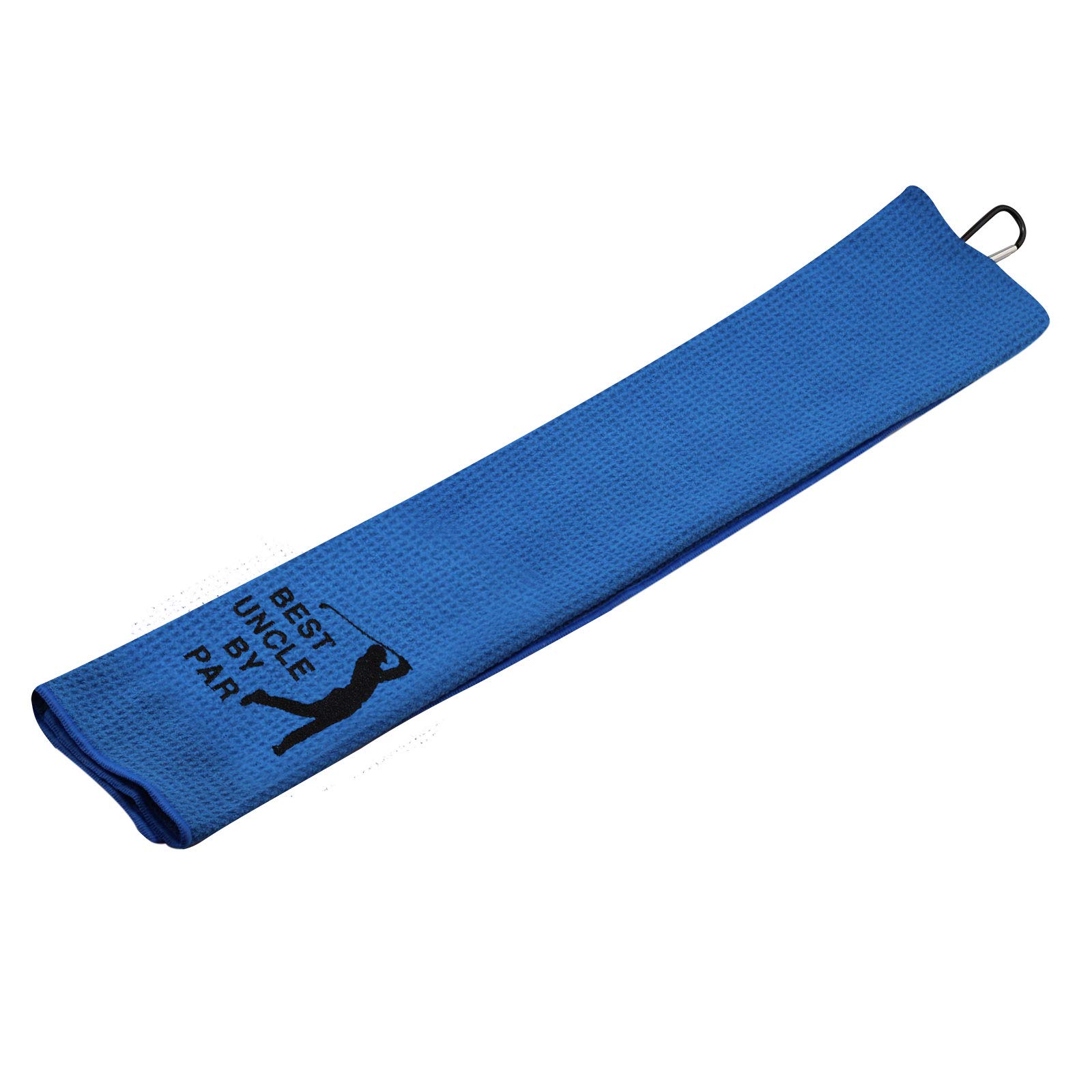 Best Uncle by Par Embroidered Golf Towel with Clip - Premium Golf Gift for Men - Perfect for Golf Courses, Driving Ranges & Father's Day Gifts