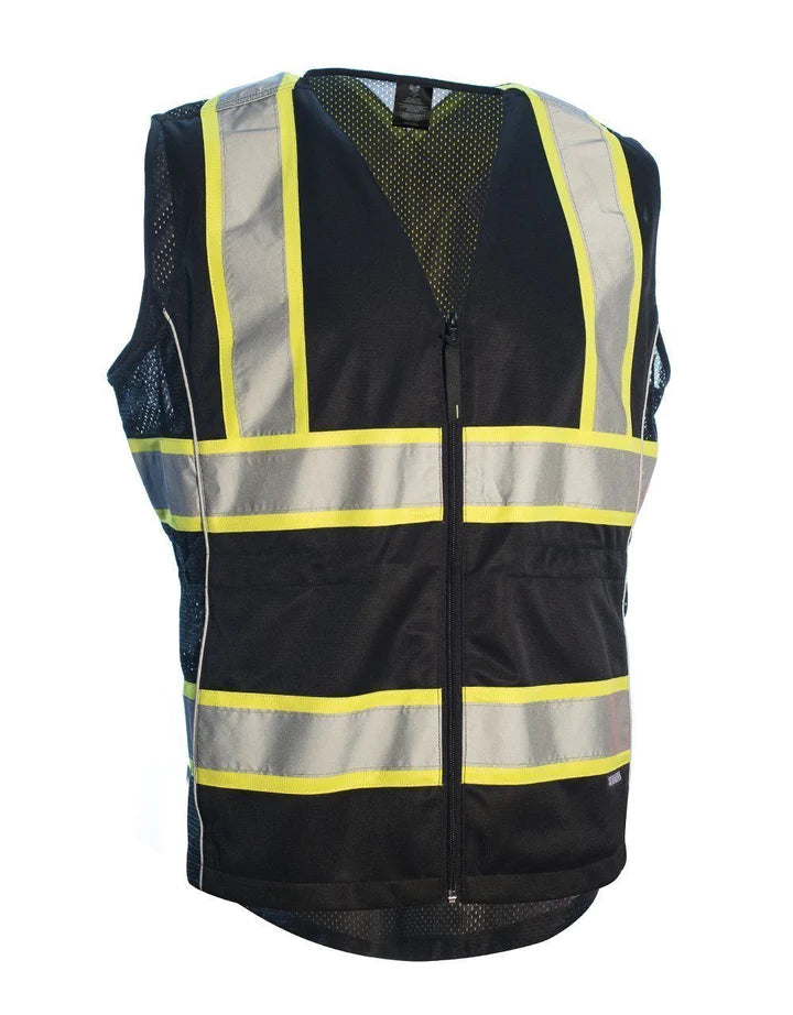 FORCEFIELD Women's High Visibility Safety Vest Reflective 022 TV66 - Perfect for Construction, Road Work & Outdoor Safety