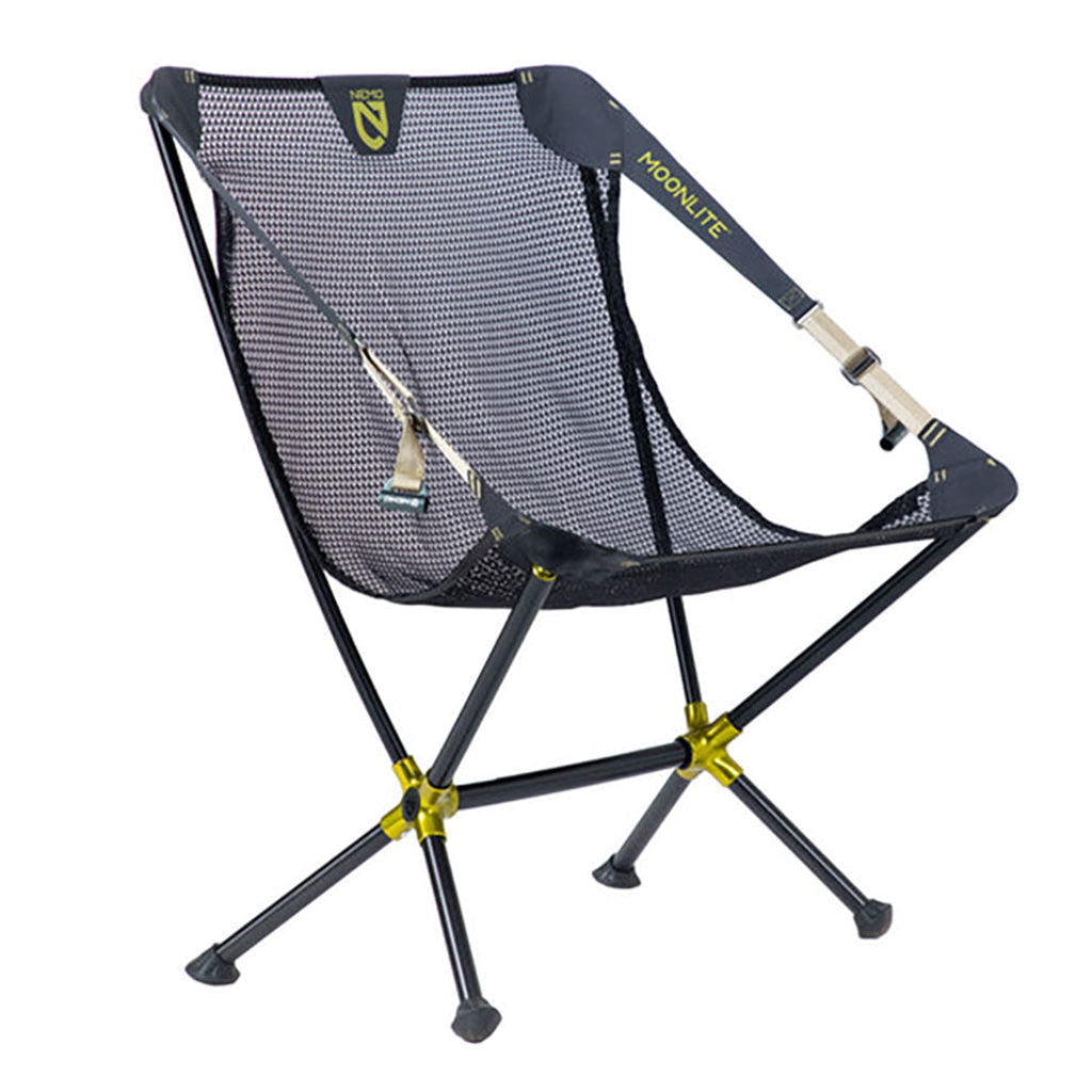 Premium Moonlite Reclining Chair - Adjustable Outdoor Lounge Chair with Cup Holder & Side Table - Perfect for Patio, Poolside, Backyard Relaxation & Camping