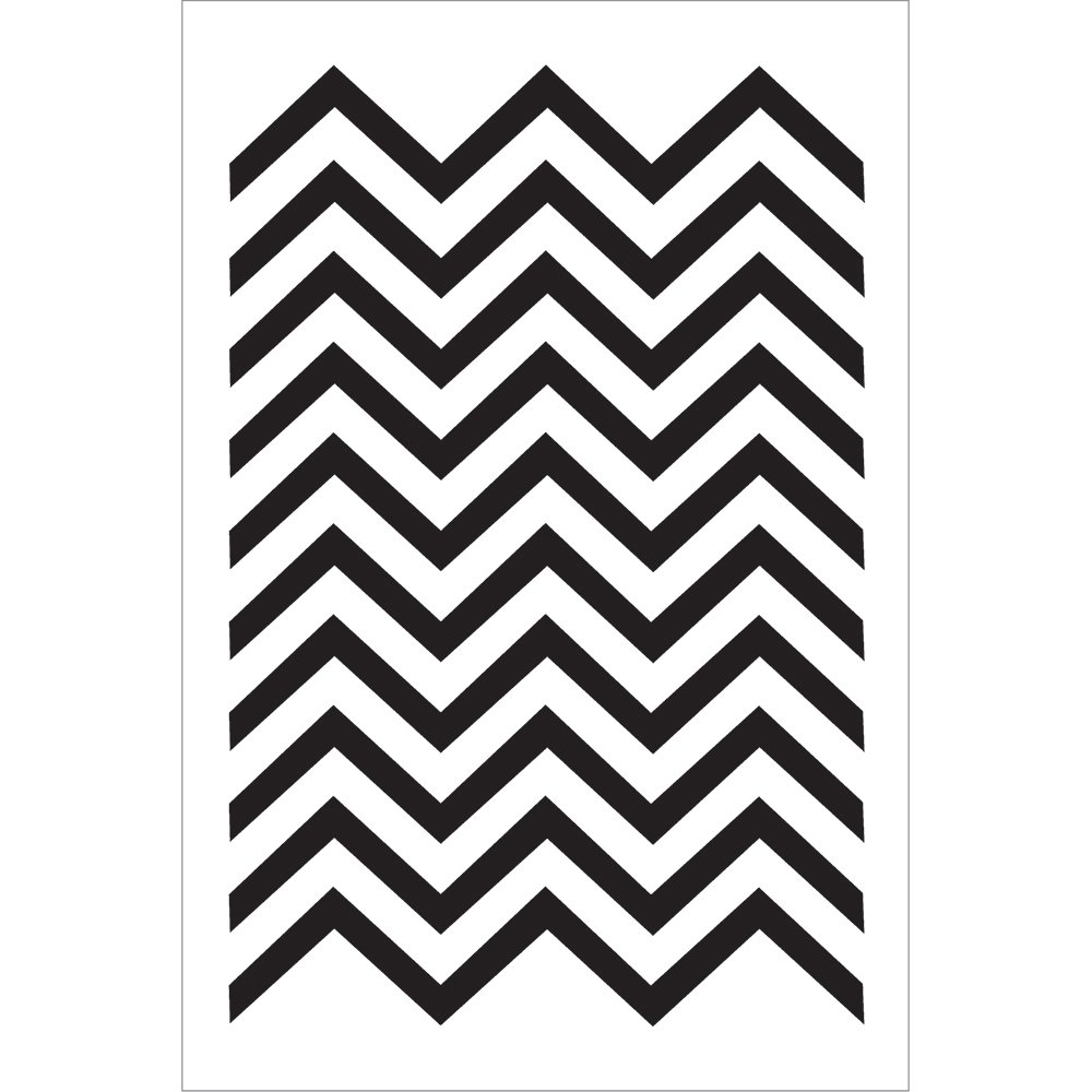 Inkadinkado 60-70002 Chevron Pattern Unmounted Rubber Stamps for Scrapbooking, Card Making & DIY Crafts - Perfect for Handmade Greeting Cards, Journals, and Home Decor Projects