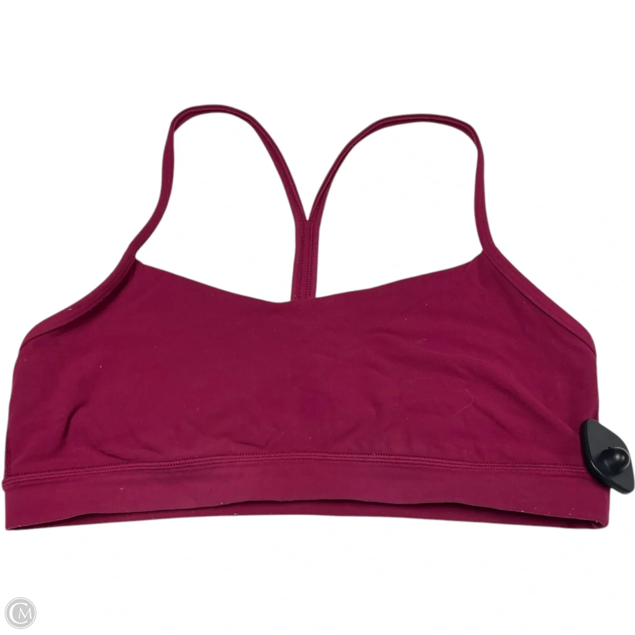 Lululemon Women's Pink High-Impact Sports Bra - Size Large for Running, Yoga & Gym Workouts