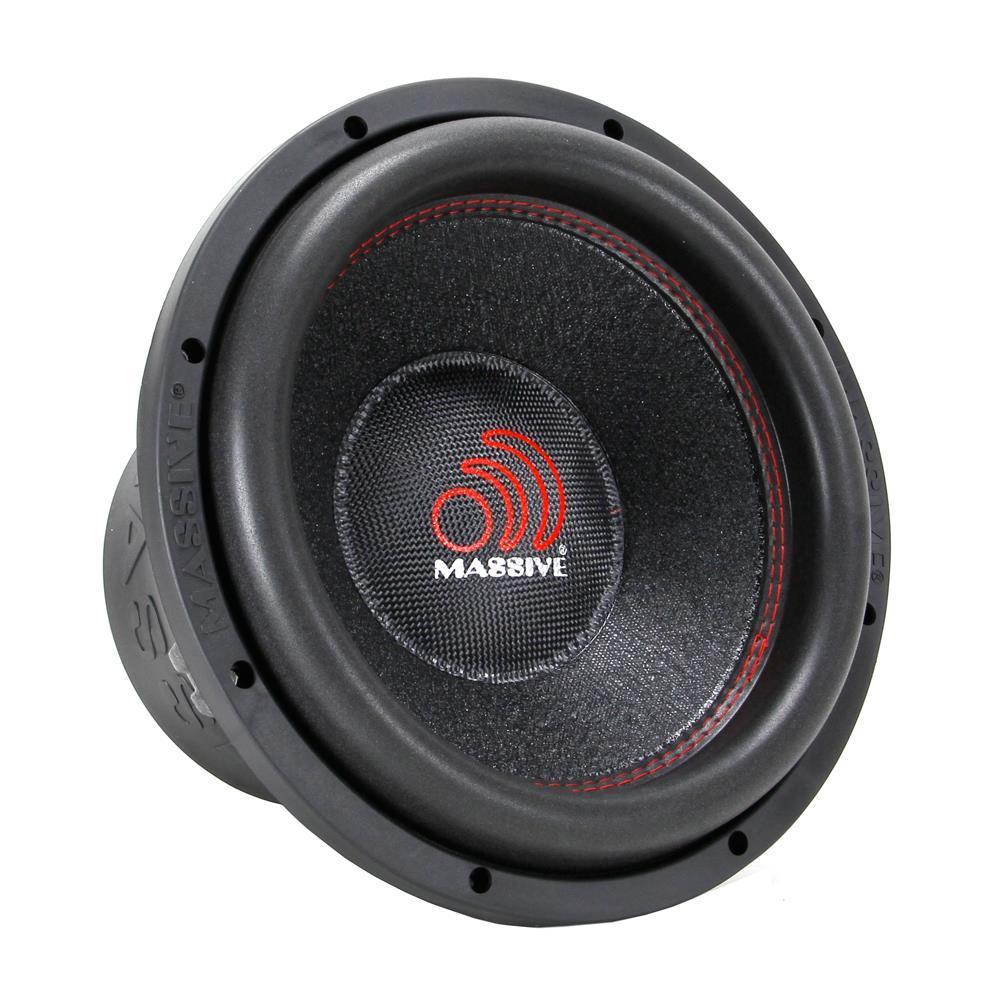 Massive Audio SUMMOXL124 12-Inch Car Subwoofer - High Power Bass for Deep Sound | Perfect for Car Audio Systems & Home Theater Setups