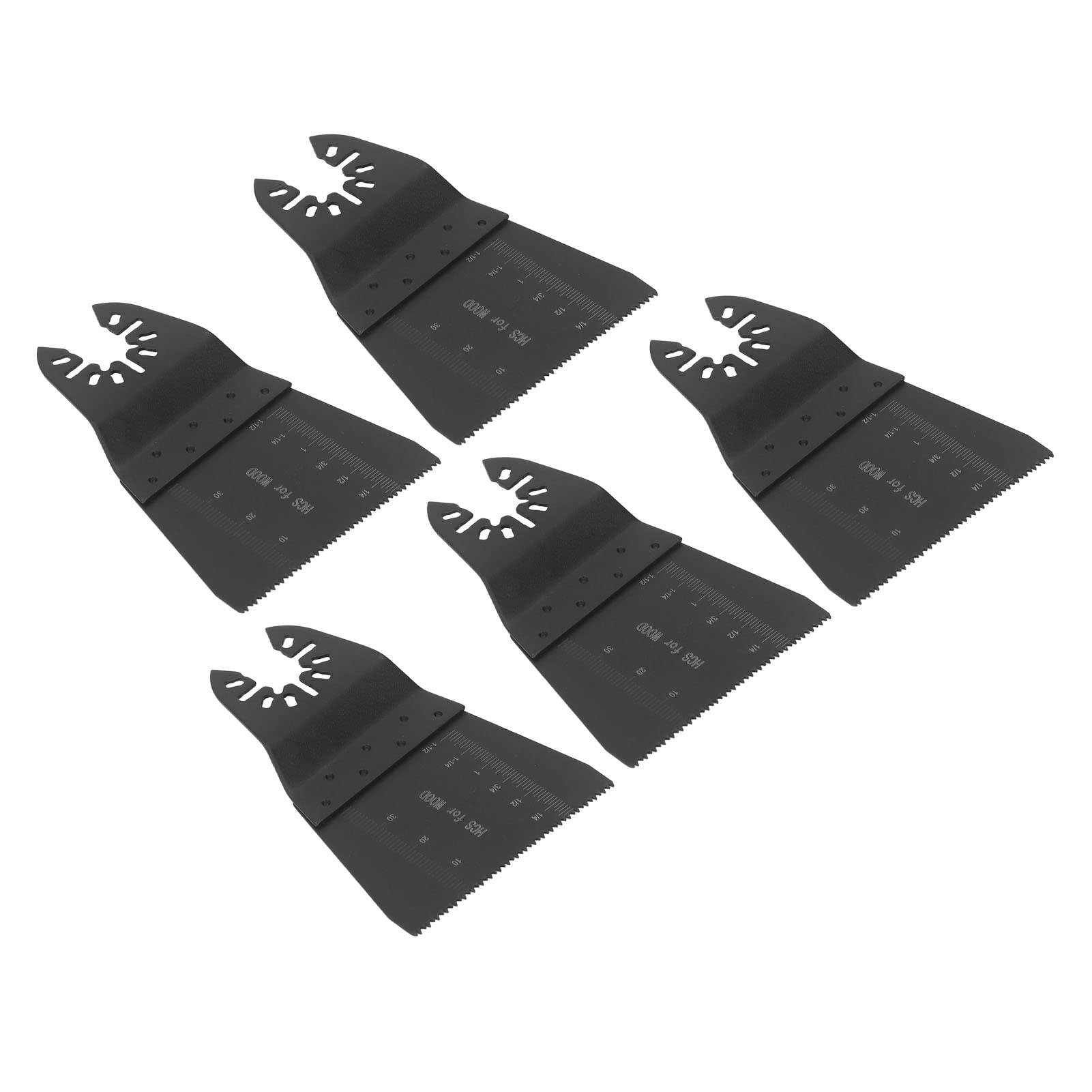 65mm Multi-Purpose Oscillating Tool Blades - 5 Pack with Precise Teeth for Wood & Laminate Cutting | Ideal for DIY, Home Renovation & Carpentry Projects
