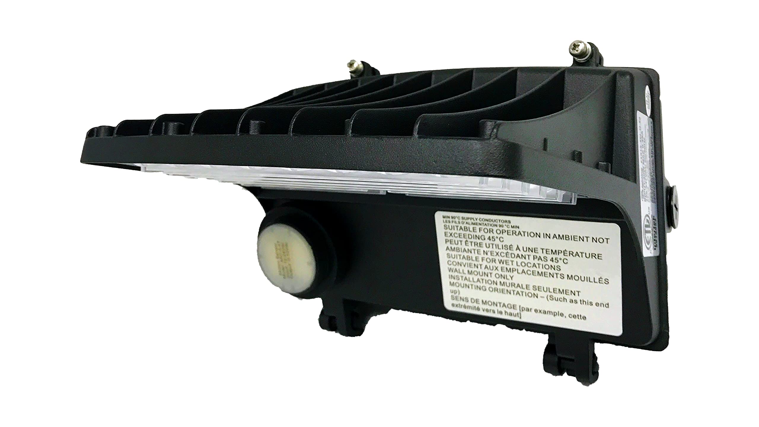 120-277V 40W Full Cut Off Wall Pack Light - Tunable CCT 3000K/4000K/5000K with Microwave Motion Sensor & Photocell - 5200LM LED Outdoor Lighting for Parking Lots, Walkways, and Building Exteriors