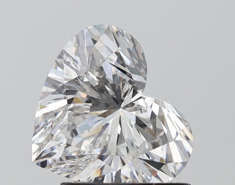 2 Carat E VS2 Heart Cut Lab Grown Diamond - Premium Engagement Ring Stone for Romantic Proposals & Anniversary Gifts