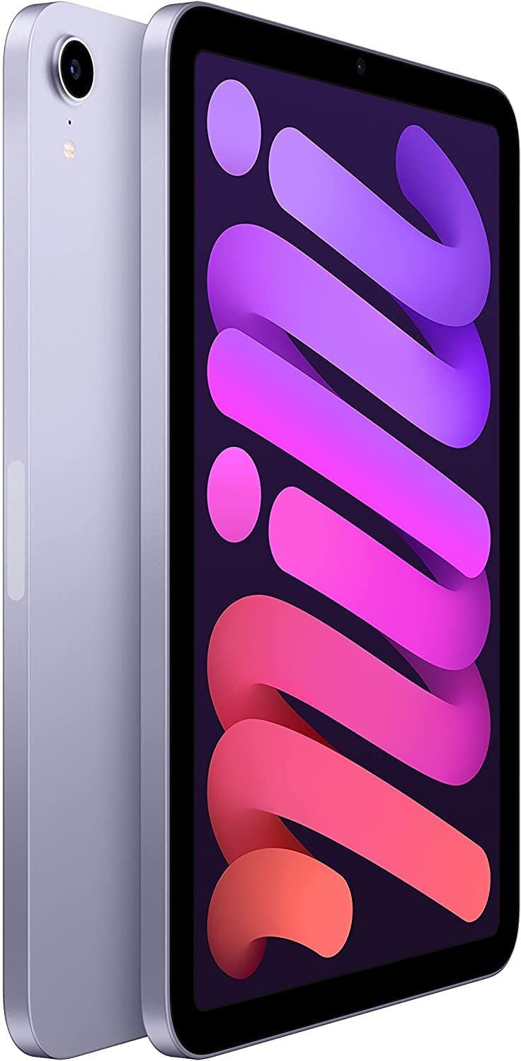 Refurbished Apple iPad Mini 6 (8.3-inch, 2021 Model) - 256GB Wi-Fi Tablet in Purple | Portable Entertainment, Work & Study Device for Home, Office & Travel