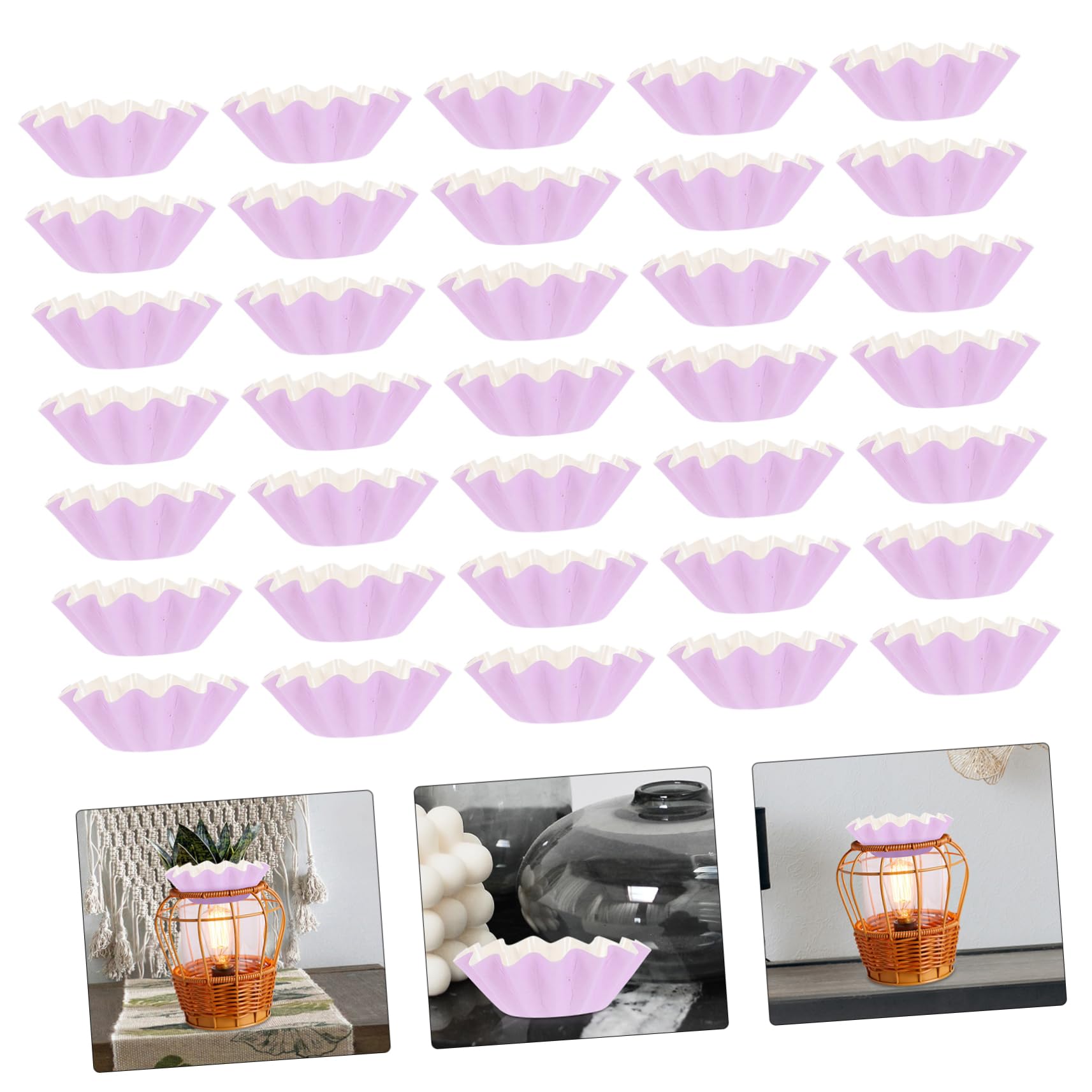 50pcs Reusable Wax Warmer Liners Set - Leakproof Silicone Trays for Candle Wax Melt Warmer, Wax Melter, Aromatherapy Diffuser - Perfect for Home Spa, Relaxation & Gift Giving