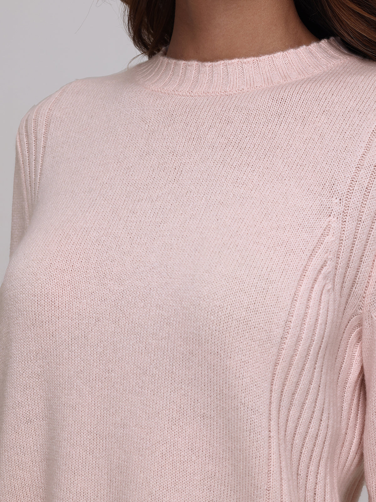 Ellie Cashmere Crewneck Sweater for Women - Soft & Warm Winter Pullover - Perfect for Office, Travel & Casual Outfits
