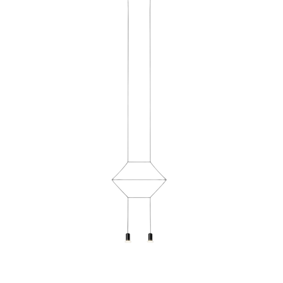 Wireflow LED Chandelier - Modern Crystal Ceiling Light Fixture for Dining Room & Living Room | Energy Efficient Dimmable Lighting for Home Decor & Interior Design