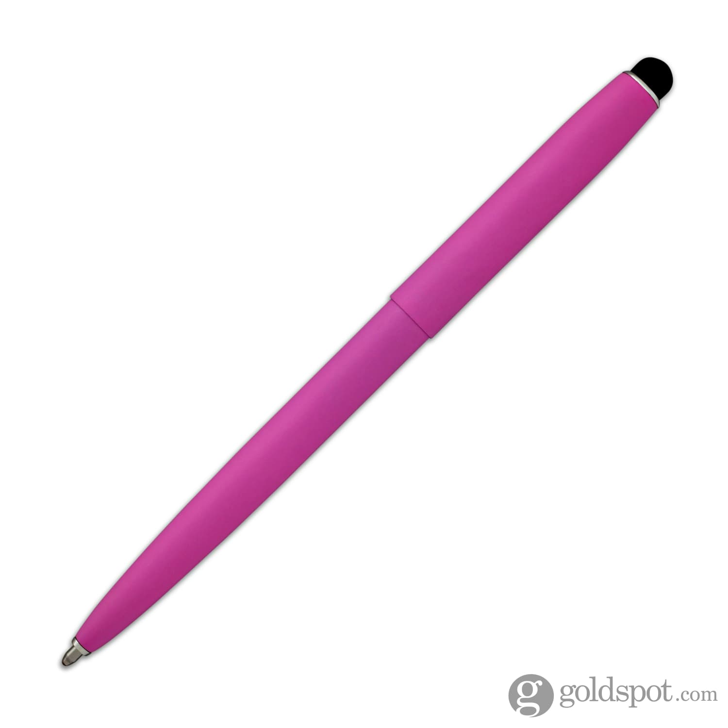 Fisher Space Pen Cap-O-Matic Matte Pink Ballpoint Pen with Stylus - Premium Writing Tool for Office, Travel & Outdoor Use