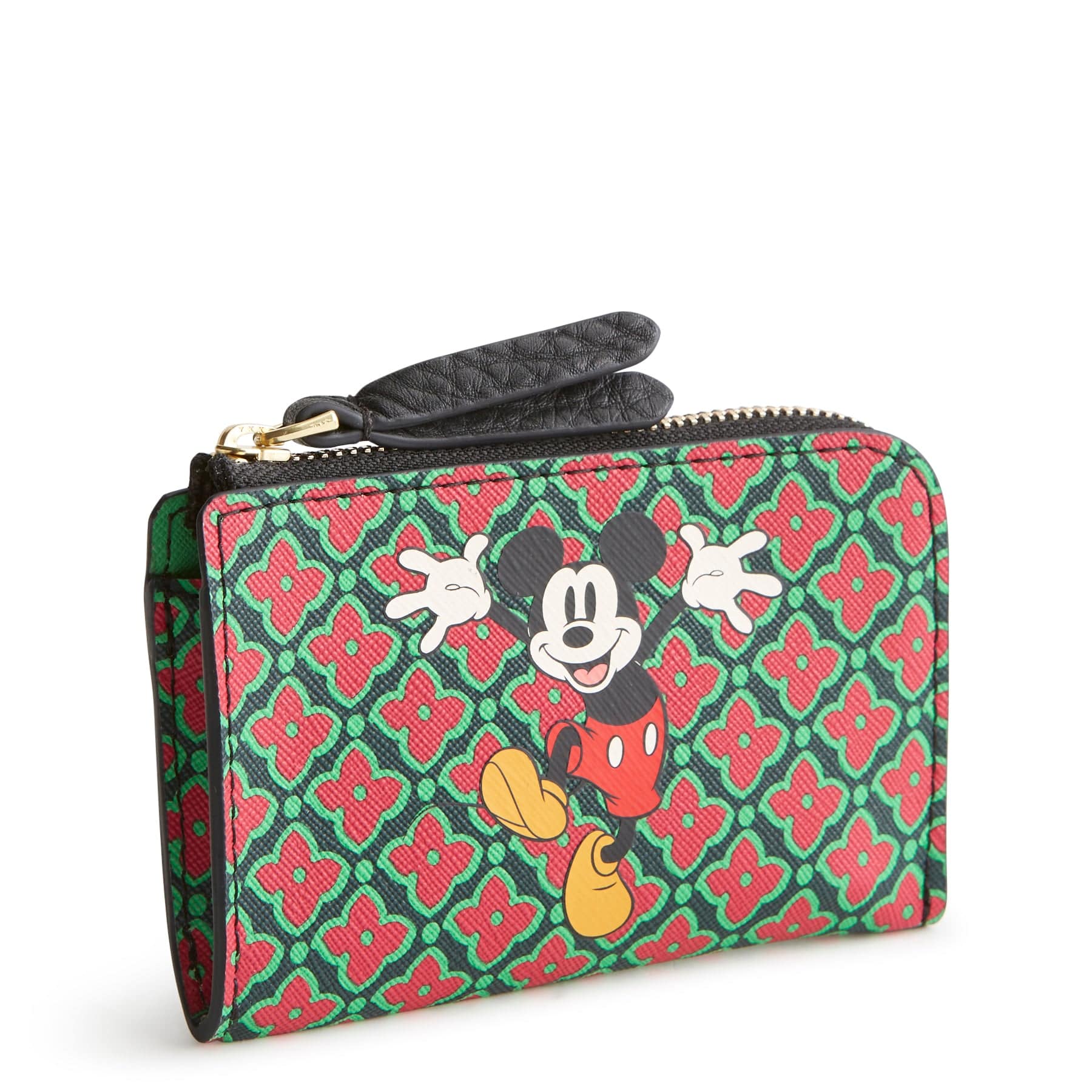 Disney Mickey Mouse Zip Card Pouch Wallet - Cute & Compact for Credit Cards, IDs, Cash - Perfect for Travel, Shopping, and Everyday Use