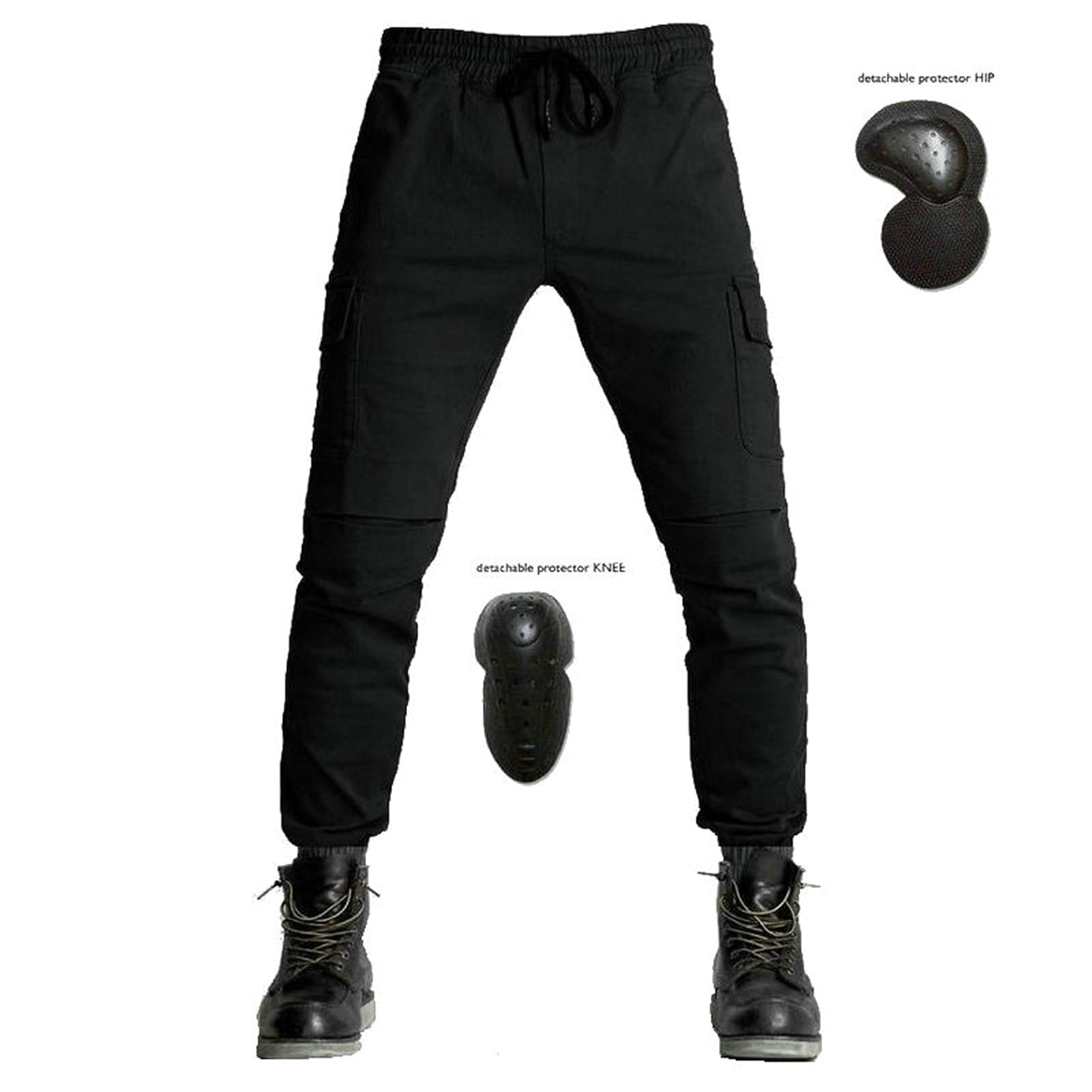 Women's Motorcycle Riding Pants - Adjustable Protective Gear for All Seasons - Casual & Safe Riding