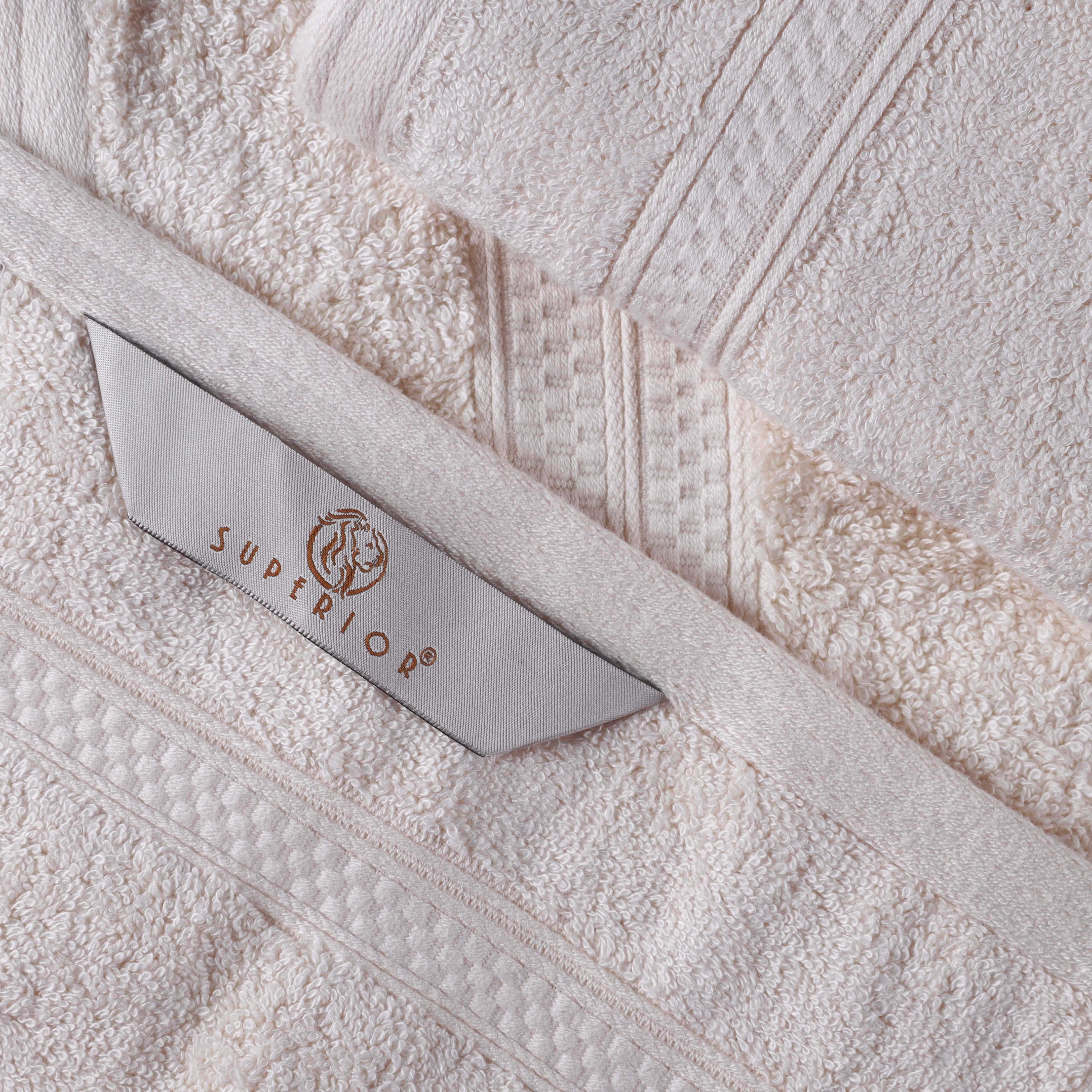 Ultra Soft Rayon Bamboo Cotton Blend Bath & Face Towel Set | Eco-Friendly, Absorbent & Hypoallergenic | Perfect for Spa, Gym & Luxury Bathroom
