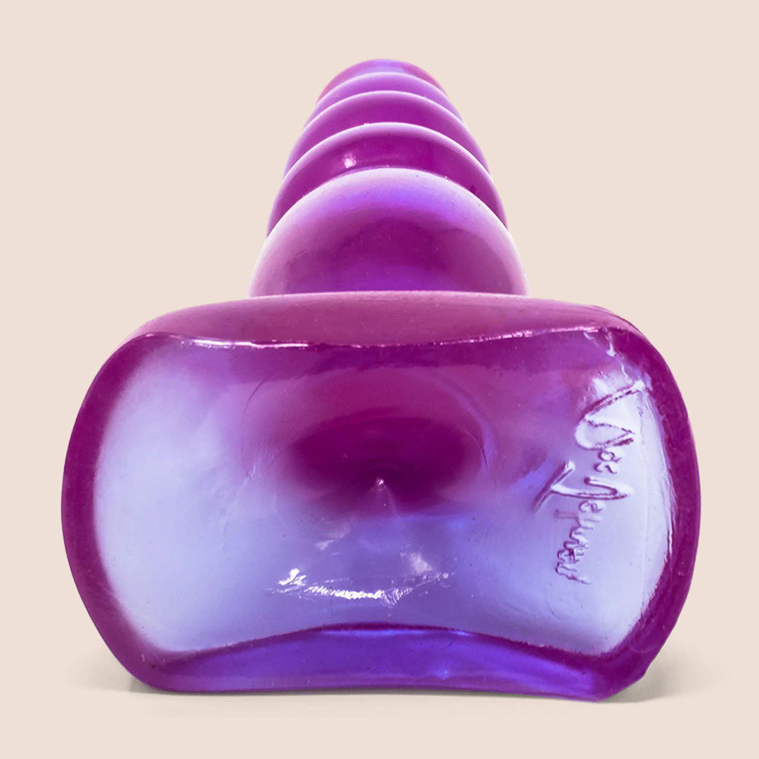 Crystal Jellies® 5 Beaded Anal Plug - Premium Silicone Butt Plug for Women & Men - Comfortable & Stimulating Anal Toy for Beginners & Advanced Users - Perfect for Couples Play & Solo Pleasure