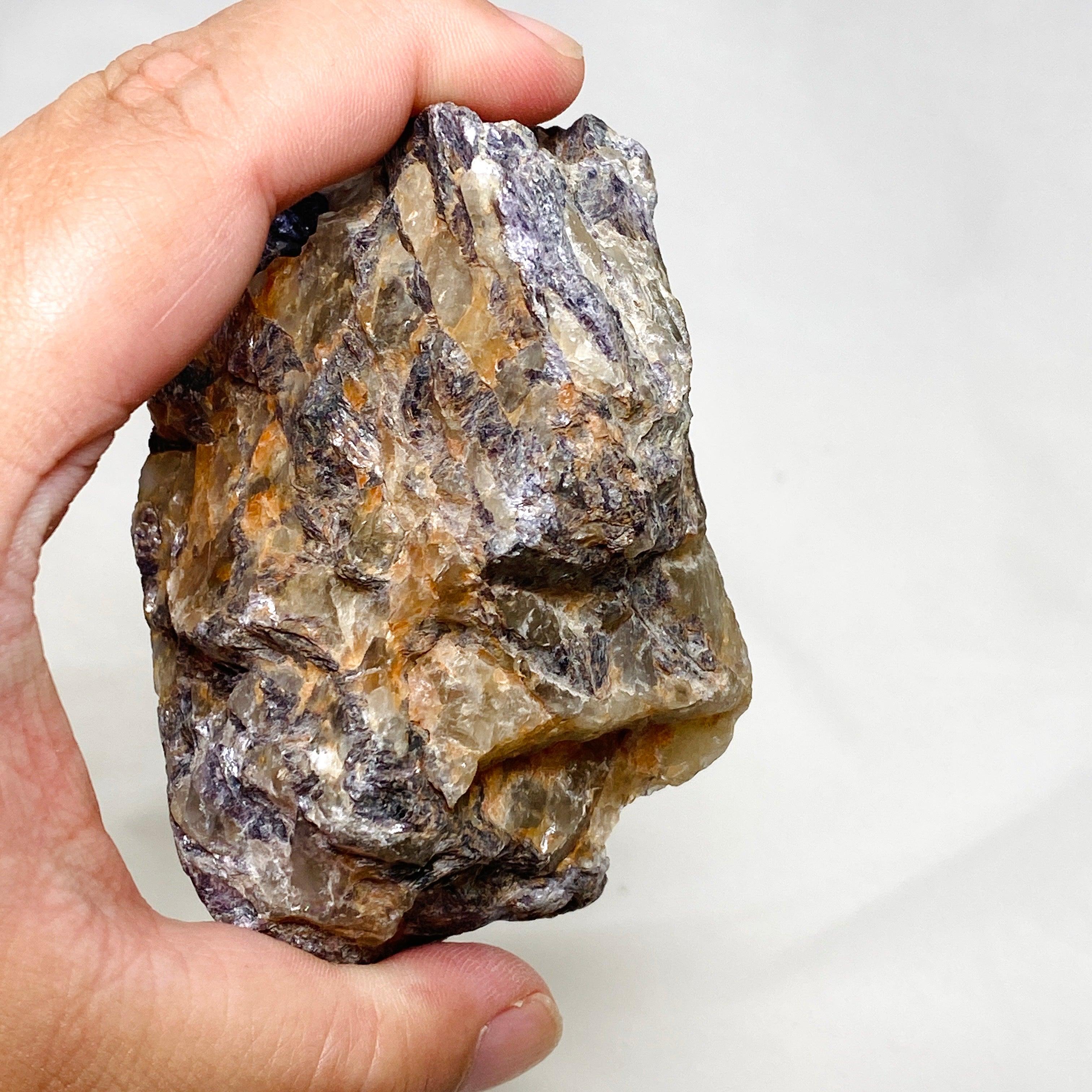Silver Leaf Lepidolite CR3651 - Natural Healing Crystal for Stress Relief, Anxiety & Emotional Balance | Perfect for Meditation, Home Decor & Spiritual Gifts