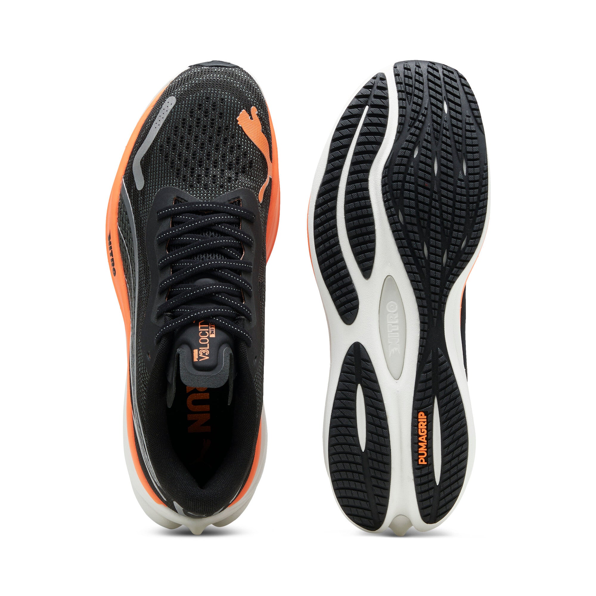 Men's Velocity Nitro 3 Running Shoes - Lightweight Cushioned Sneakers for Men with Responsive Foam - Perfect for Jogging, Gym Workouts & Daily Wear