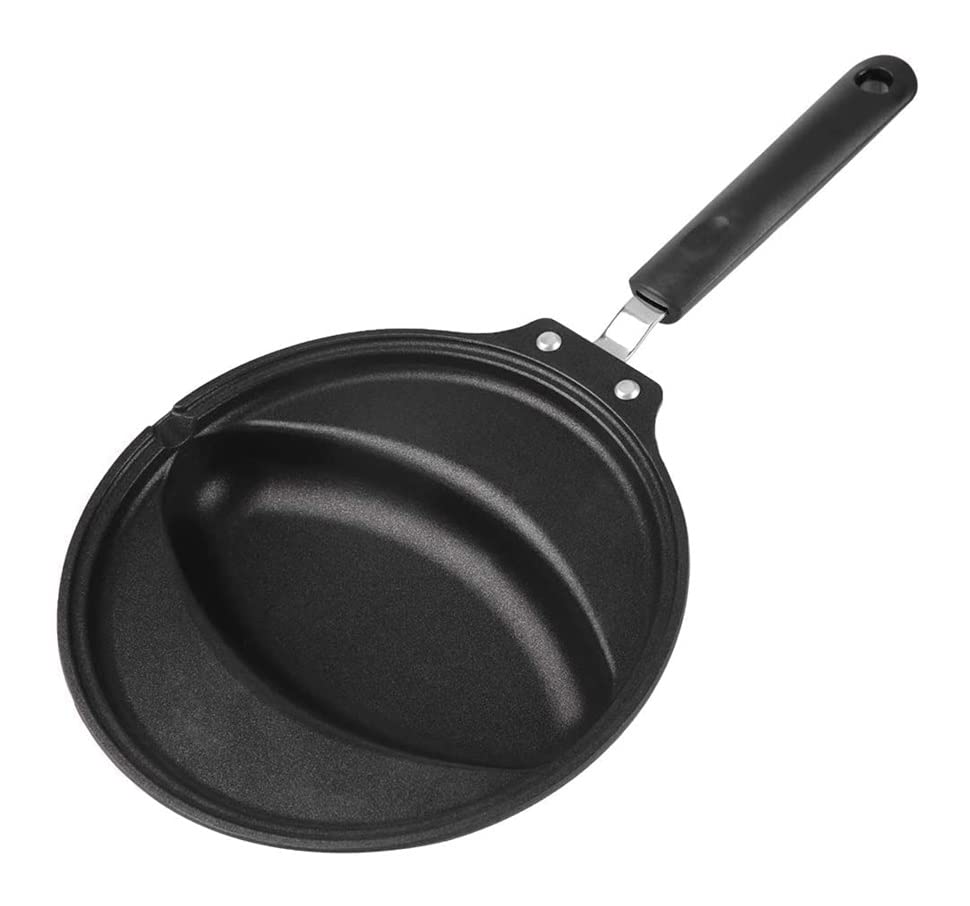 Nonstick Stuffed Pancake Pan - 3-in-1 Non-Stick Frying Pan with Mold for Pancakes, Omelettes & Rice - Perfect for Breakfast, Brunch & Asian Cuisine - Dishwasher Safe & Easy to Clean