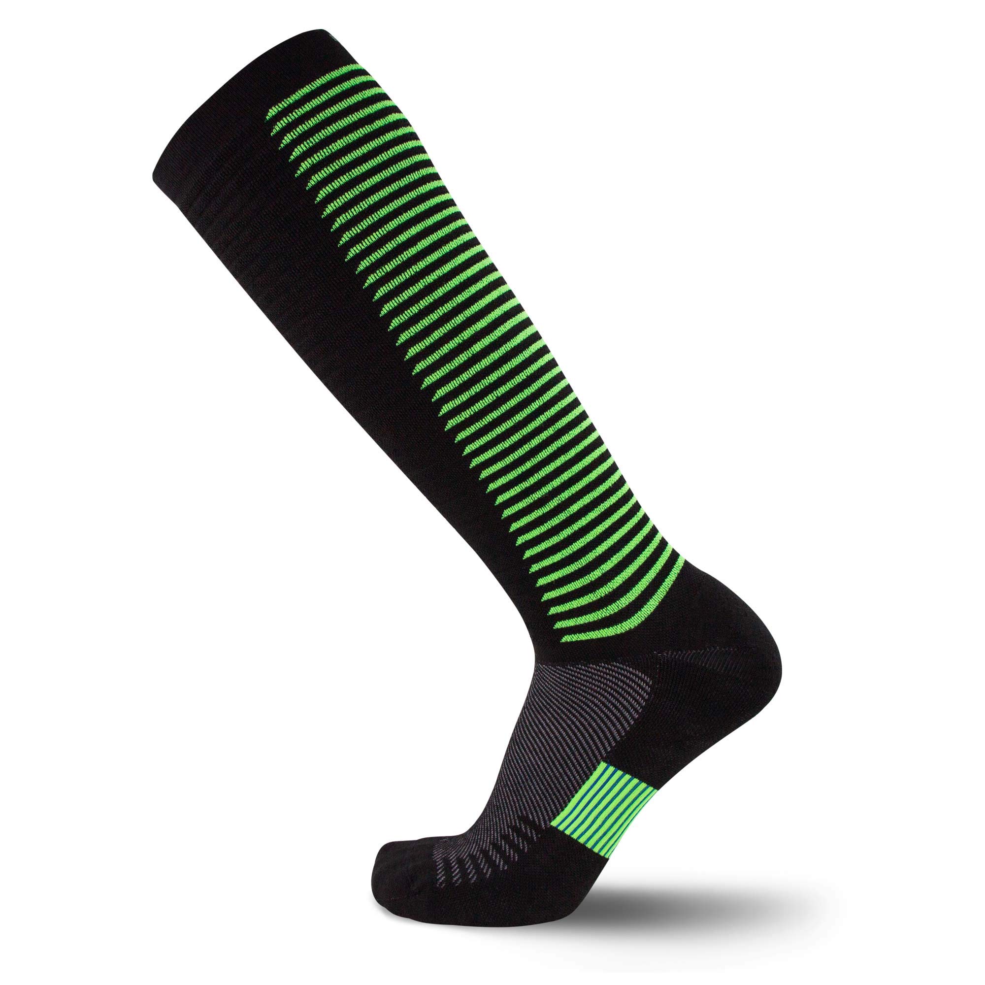 Premium Wool Compression Ski Socks - Thermal Boot Socks for Skiing, Hiking & Hunting | Ultra Warm & Supportive for Cold Weather Activities | Perfect for Winter Sports & Outdoor Adventures
