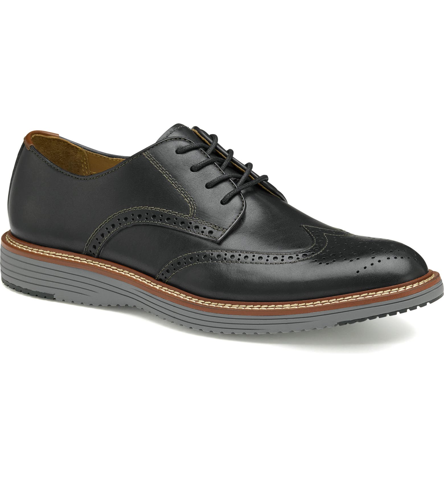 Upton Wingtip Dress Shoes for Men - Classic Oxford Style Business & Formal Footwear - Perfect for Office, Weddings & Special Occasions