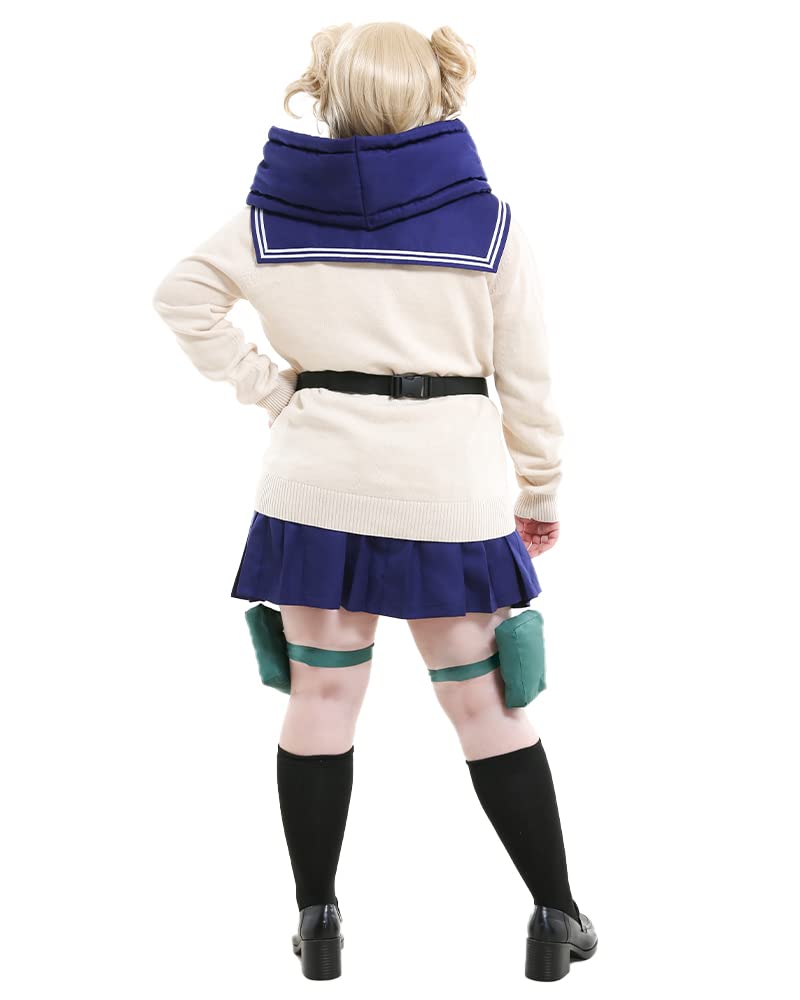 Miccostumes Women's Deluxe Anime JK School Uniform Cosplay Costume Set - High Quality Japanese Schoolgirl Outfit for Halloween, Cosplay Events & Anime Conventions