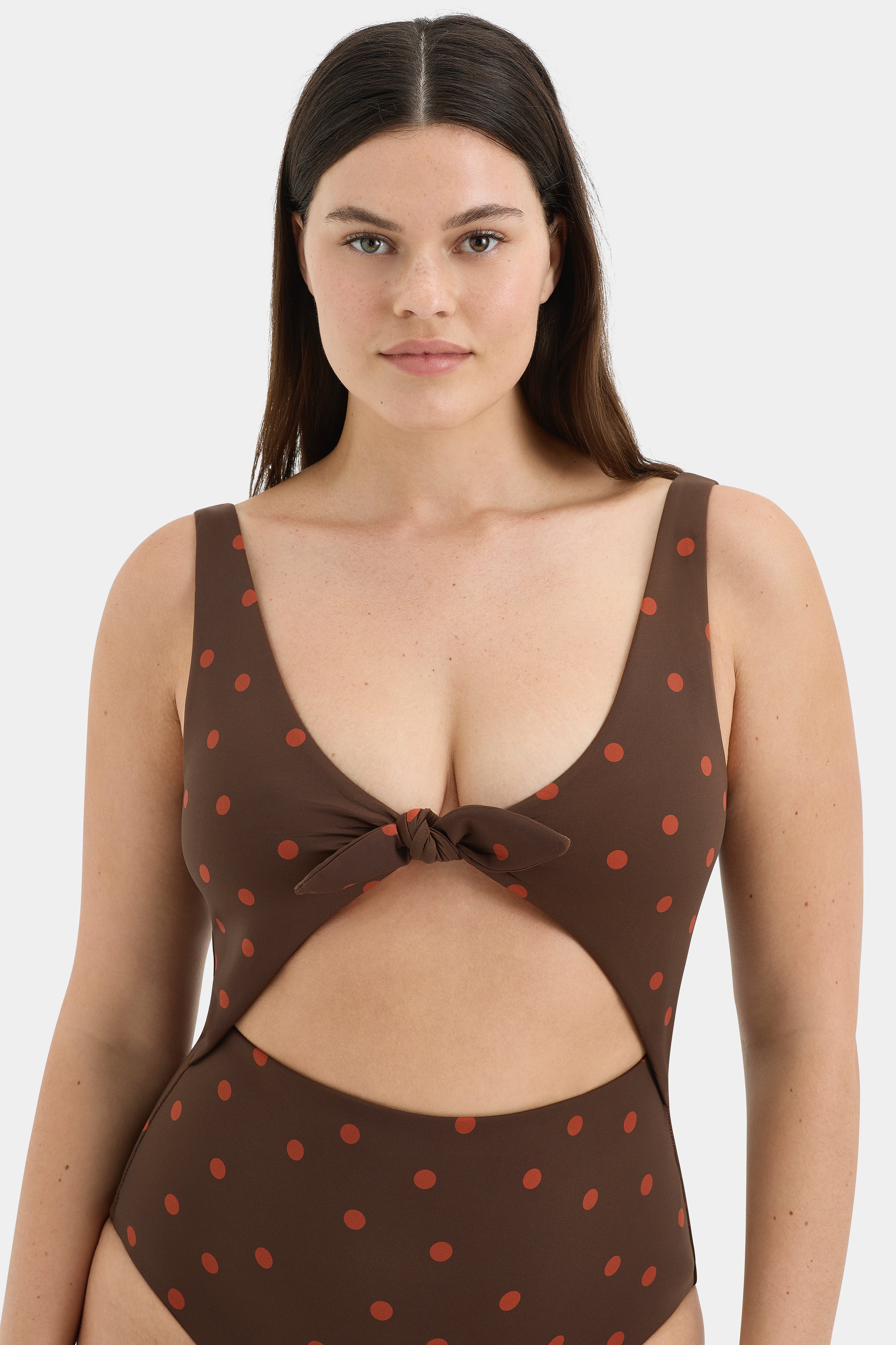 Alina Tie One Piece Swimsuit - Stylish Women's One Shoulder Bathing Suit for Beach, Pool & Summer Vacations
